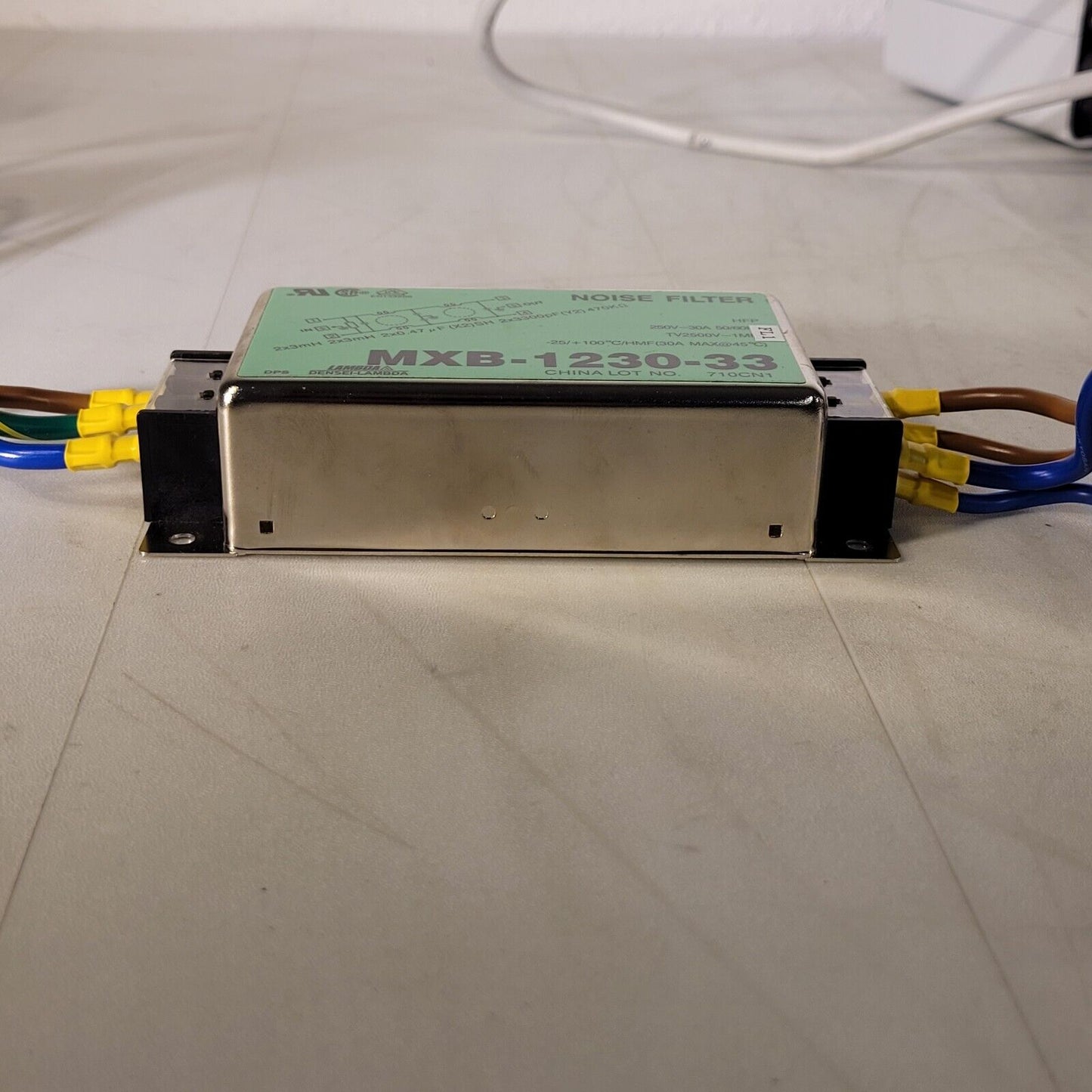 Lambda MXB-1206-33 Noise Filter Nemic 250V 30A 50/60Hz