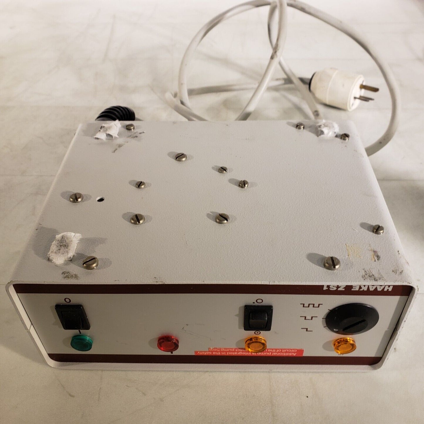 Haake ZS1 000-6328 Electric Pump Heater Controller Panel 250VAC 15A 3.8kW