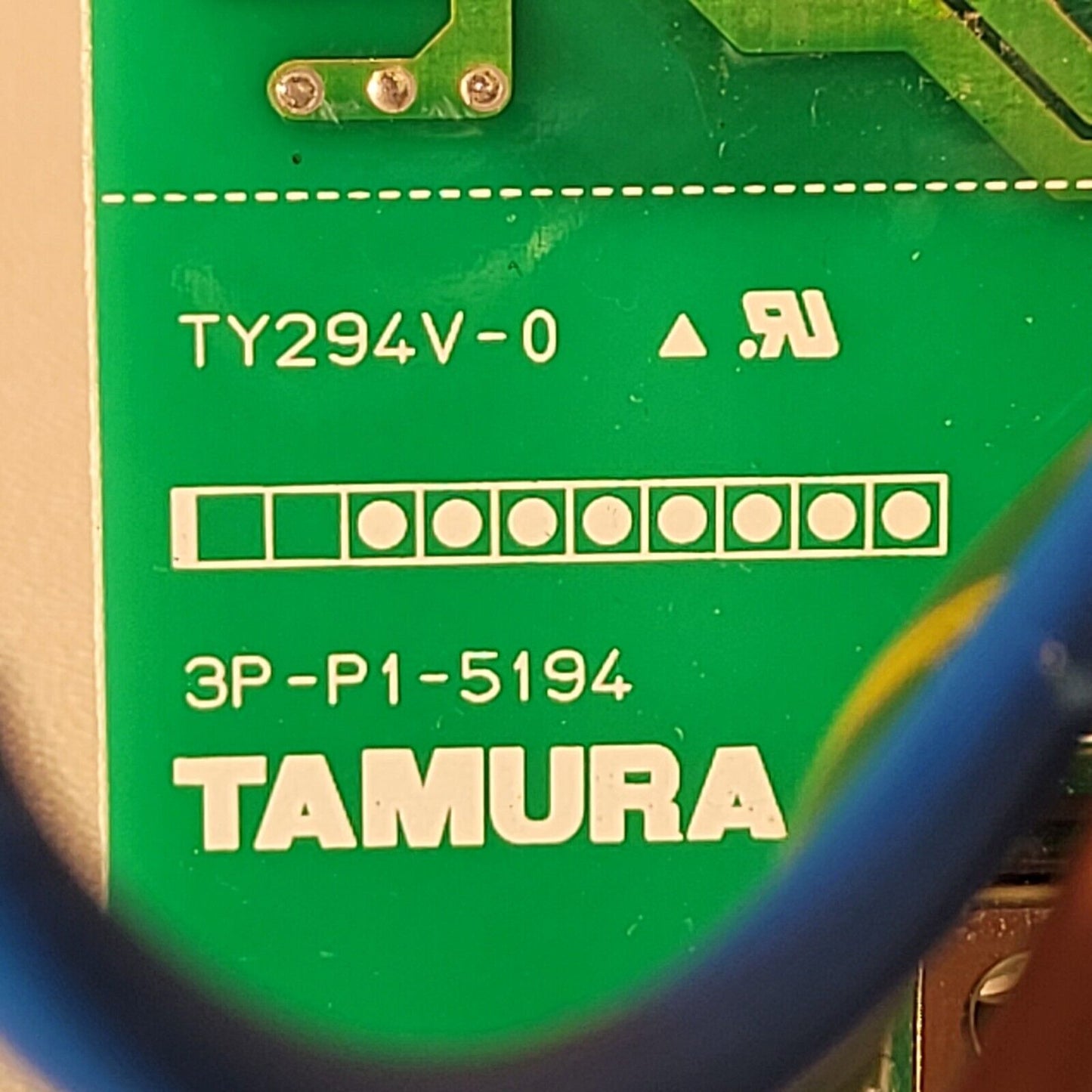 Tamura 3P-P1-5194 A8 From Jeol SM67010BU Electron Microscope Power Supply