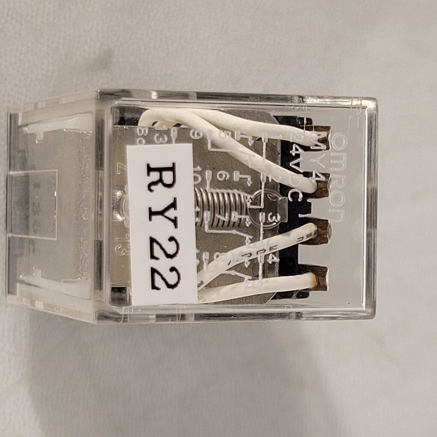 Omron MY4 Relay 24VAC 36.3mA 4DPT 3A 150VAC 5A 150VAC 28VAC With Base