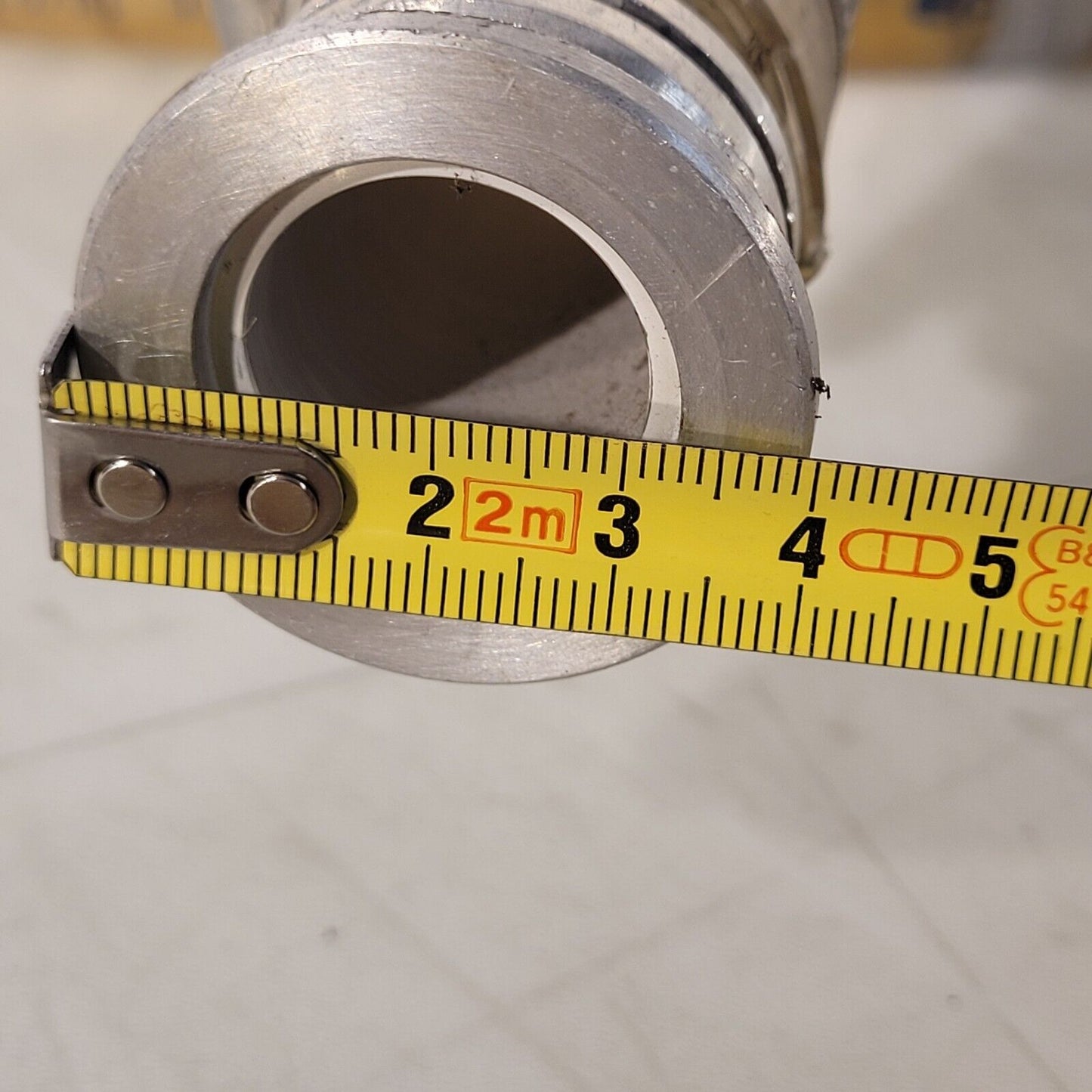 KF25 NW25 Reinforced Vacuum Pump Roughing Hose 1400mm 1.4m Length 40mm Flange OD