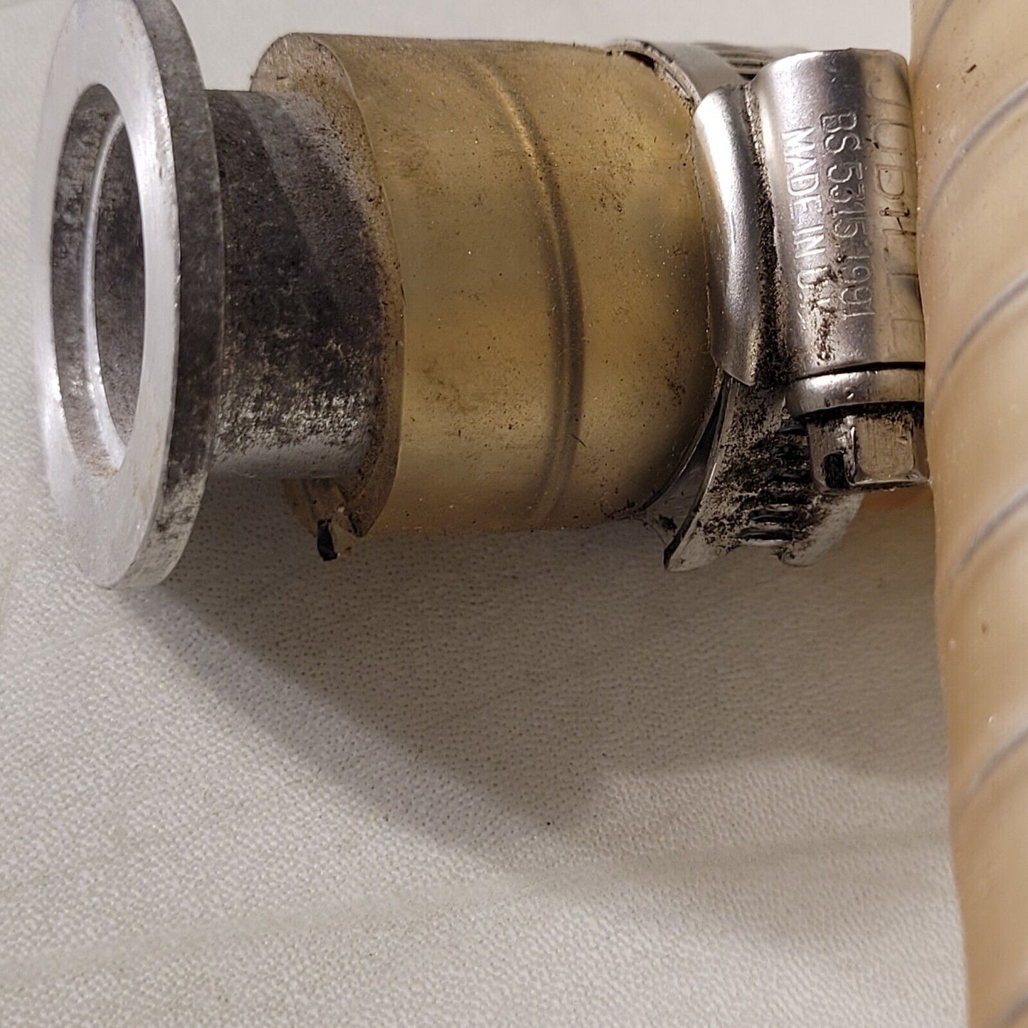 KF25 NW25 Reinforced Vacuum Pump Roughing Hose 1400mm 1.4m Length 40mm Flange OD