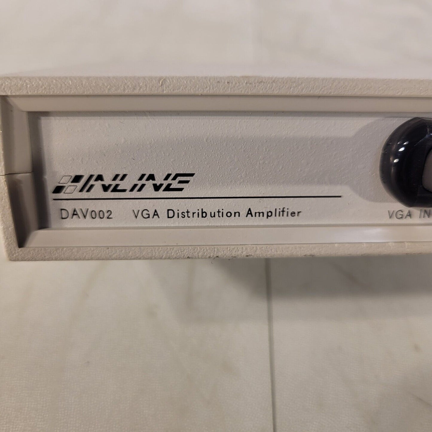 Inline Inc VGA Distribution Amplifier DAV002 1 Input 2 Output, 9VDC 1A