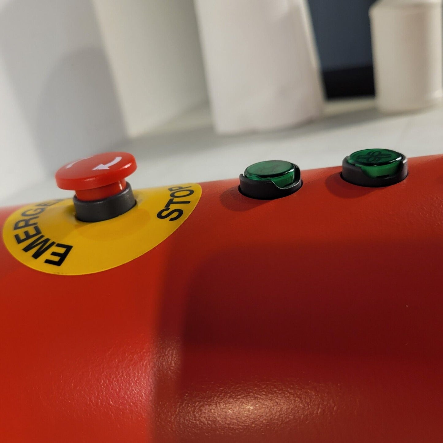 Bruker Emergency Stop Panel Indicator From Bruker D8 XRD with Push Button Micros