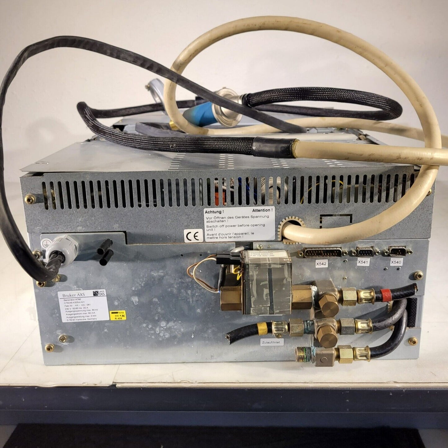 Bruker Geberator K760 XRD Power Supply C79249-A3054-A21 230V 50-60Hz 25A