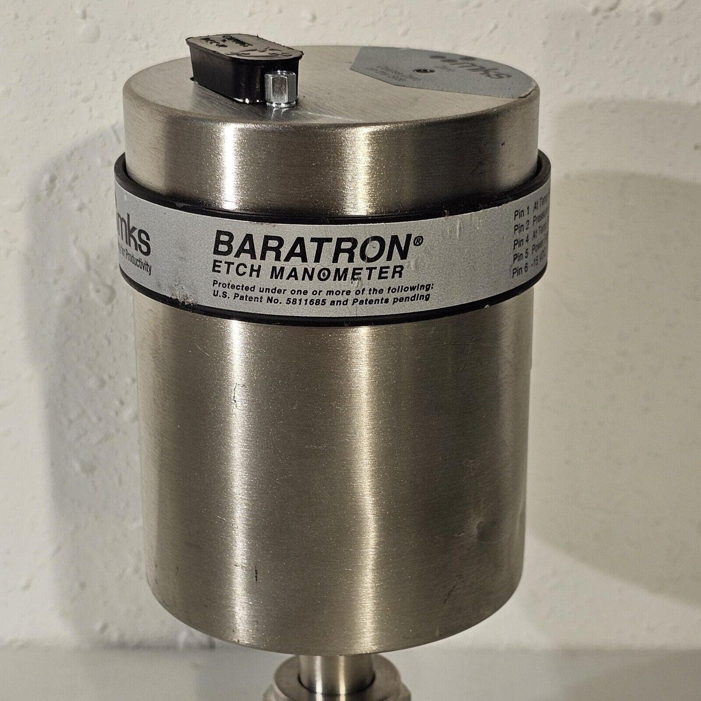 TESTED MKS E28B-24259 Baratron Etch Capacitance Manometer 0.1 Torr Range Vacuum