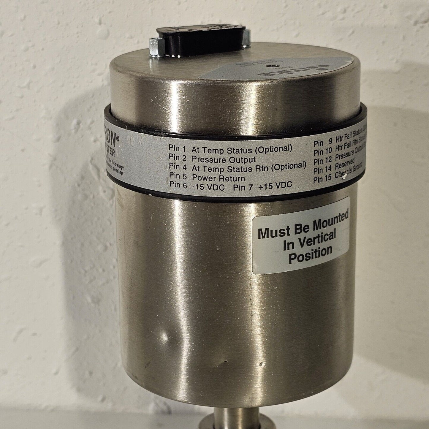 TESTED MKS E28B-24259 Baratron Etch Capacitance Manometer 0.1 Torr Range Vacuum