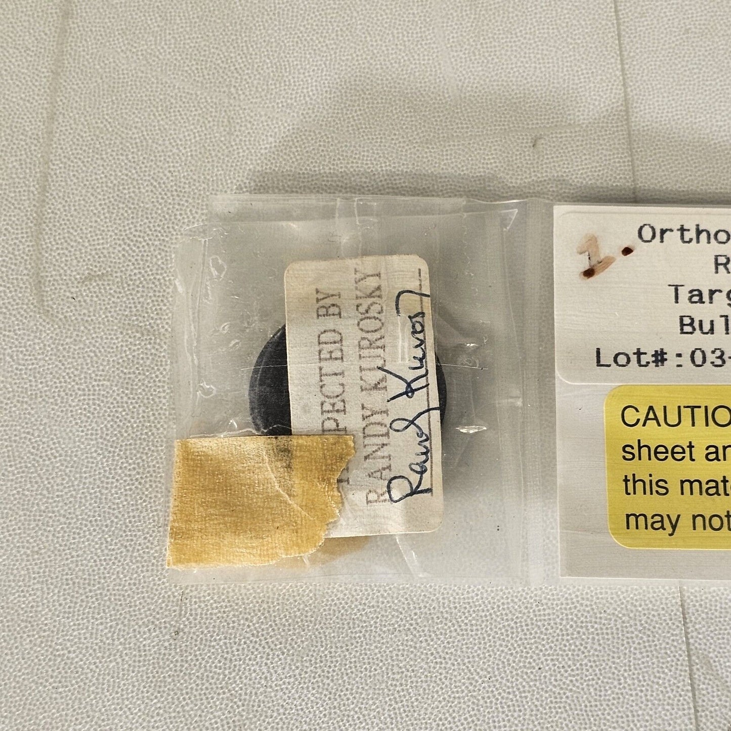 Tetragonal YBCO YBaCuO Y1Ba2Cu3 Oxide Sputtering Target Superconductor 16g 5g/CC
