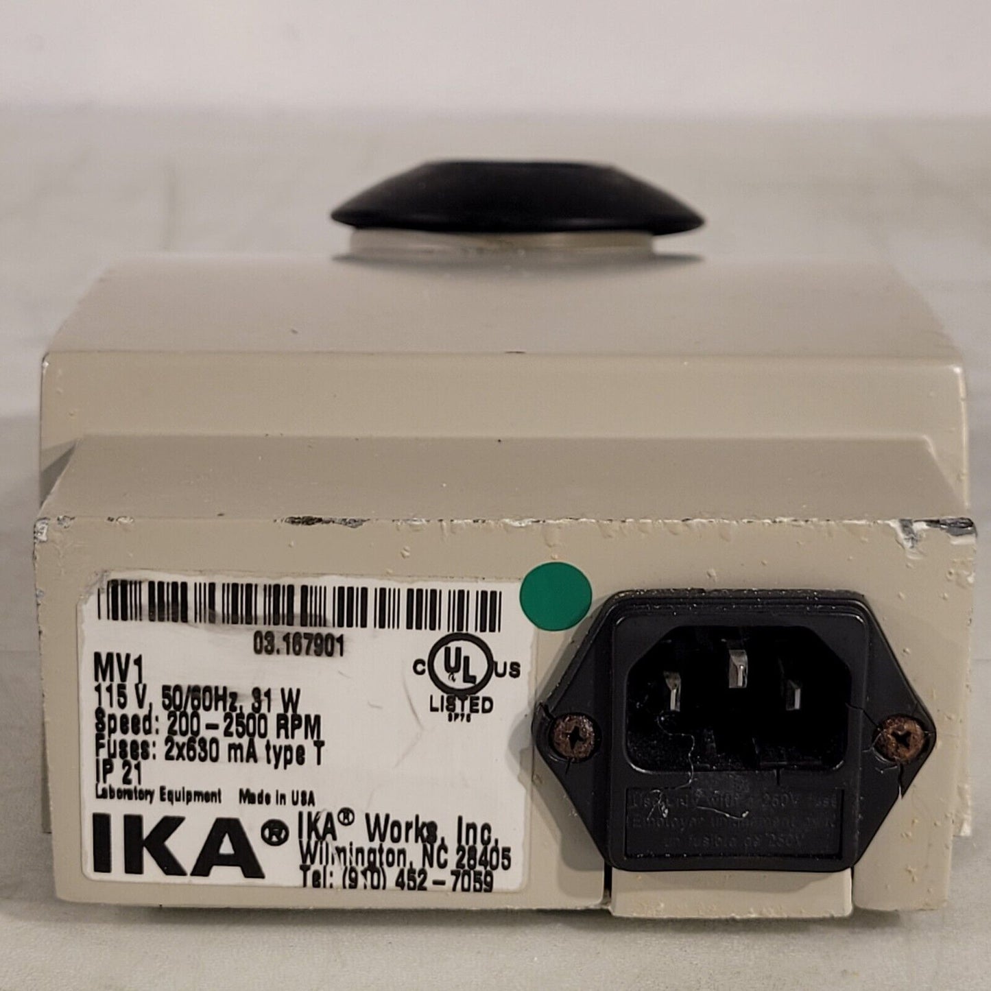 VWR MV1 Mini Vortexer 200-2500 Rpm 115V 50/60Hz 31W IKA 03.167901