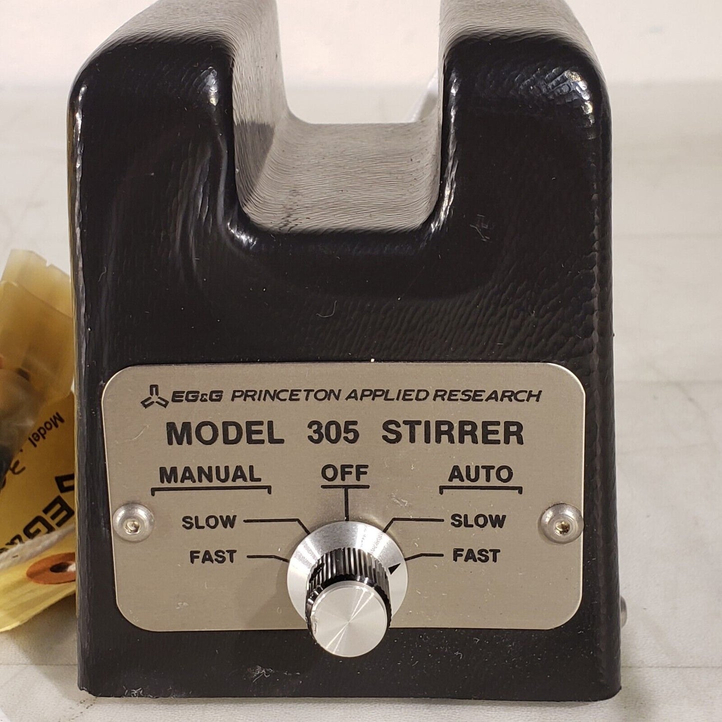 Vintage EG&G 305 Stirrer For 303A Mercury Drip Electrode Magnetic Adjustment
