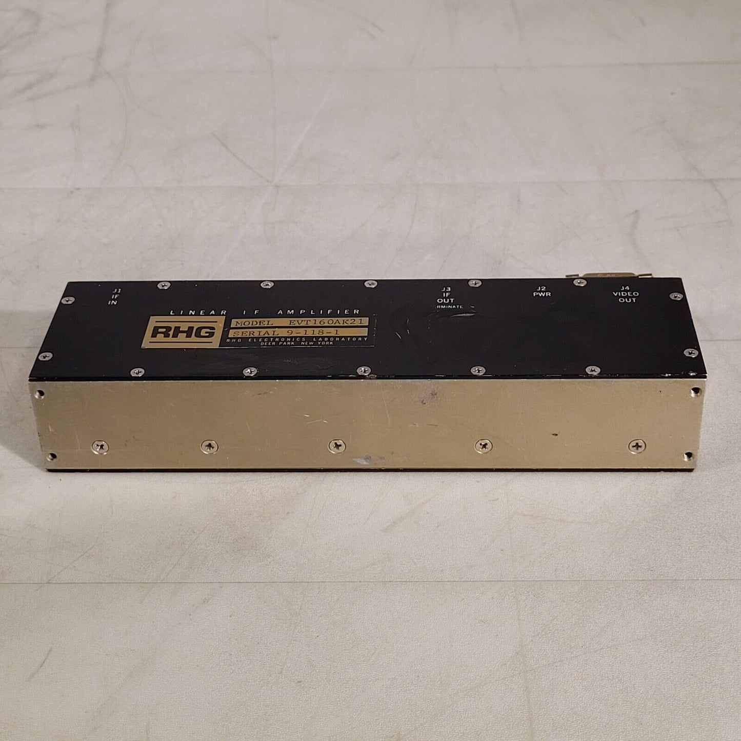 RHG EVT160AK21 Linear IF Amplifier Video DB-9 BNC