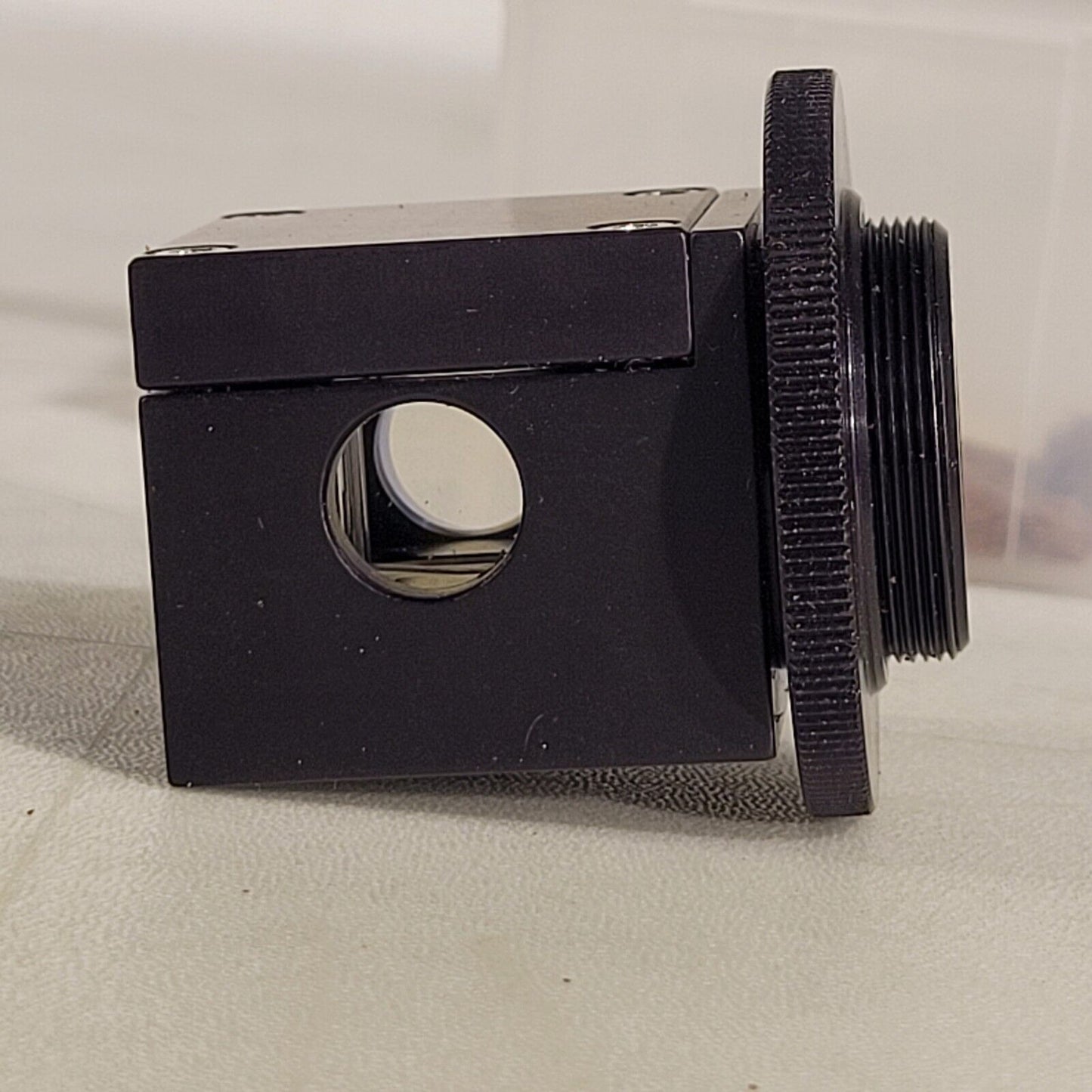 CVI 1304 Optical Mount 12.7mm 1/2" Cube Beam Splitter With Case Filter Polarizer
