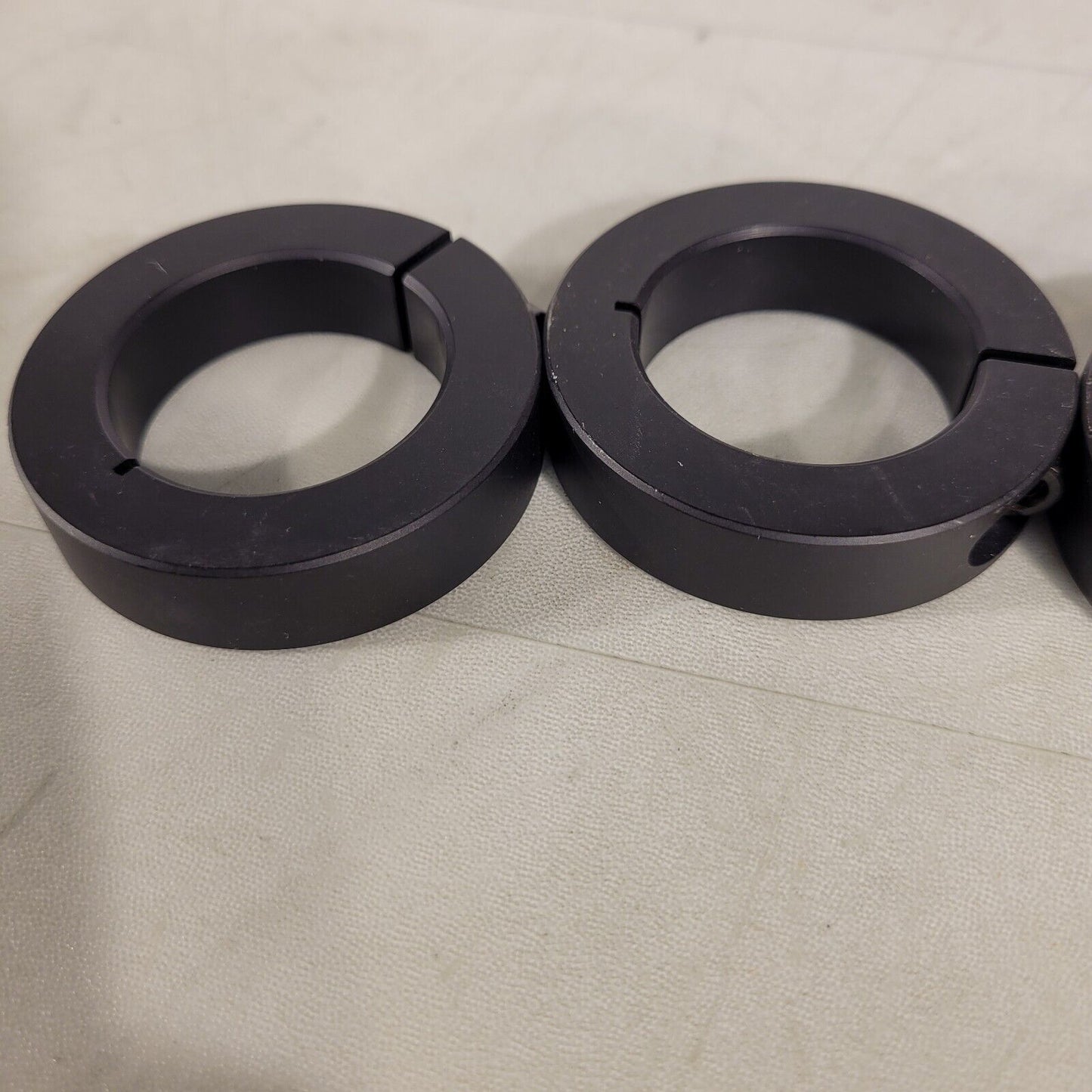 Set Of 4 Collars Clamps Optical Anodized Aluminum
