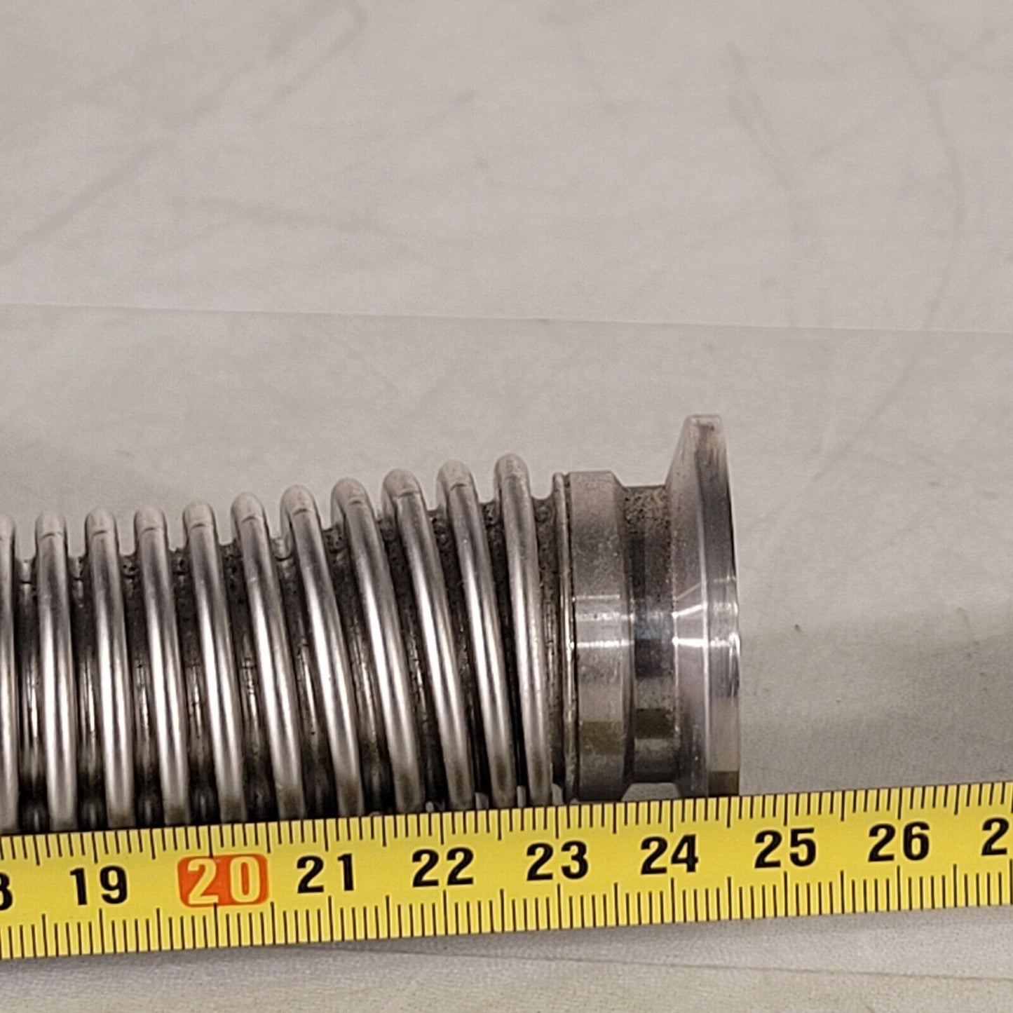 ISO KF25 NW25 Stainless Steel High Vacuum Bellows Hose 25cm 250mm Length Flex