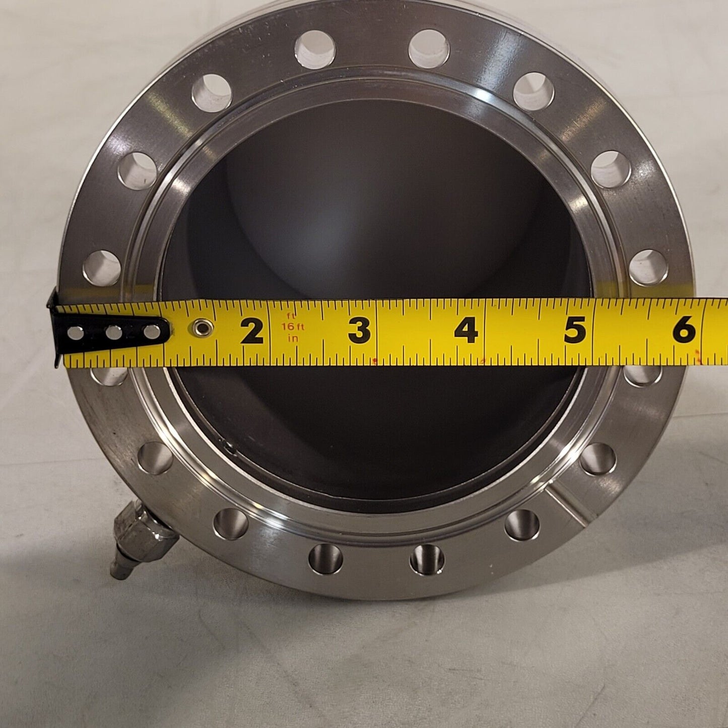 6'' Conflat High Vacuum Chamber Half Nipple DN100CF CF CF100 w 1/4" Swagelok