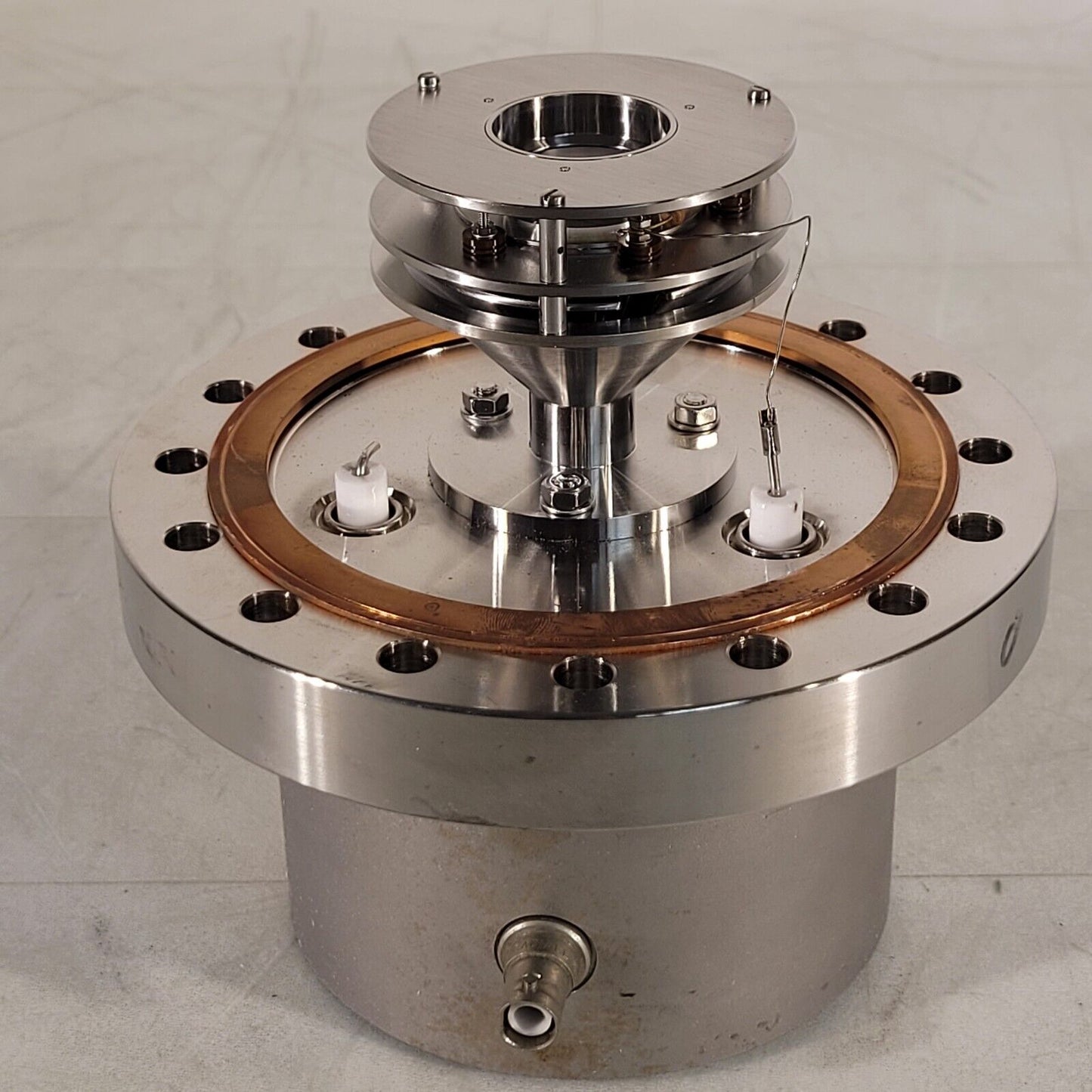 FOR PARTS 6" Conflat Ion Sensor From Micromass Q-TOF-Ultima Mass Spectrometer