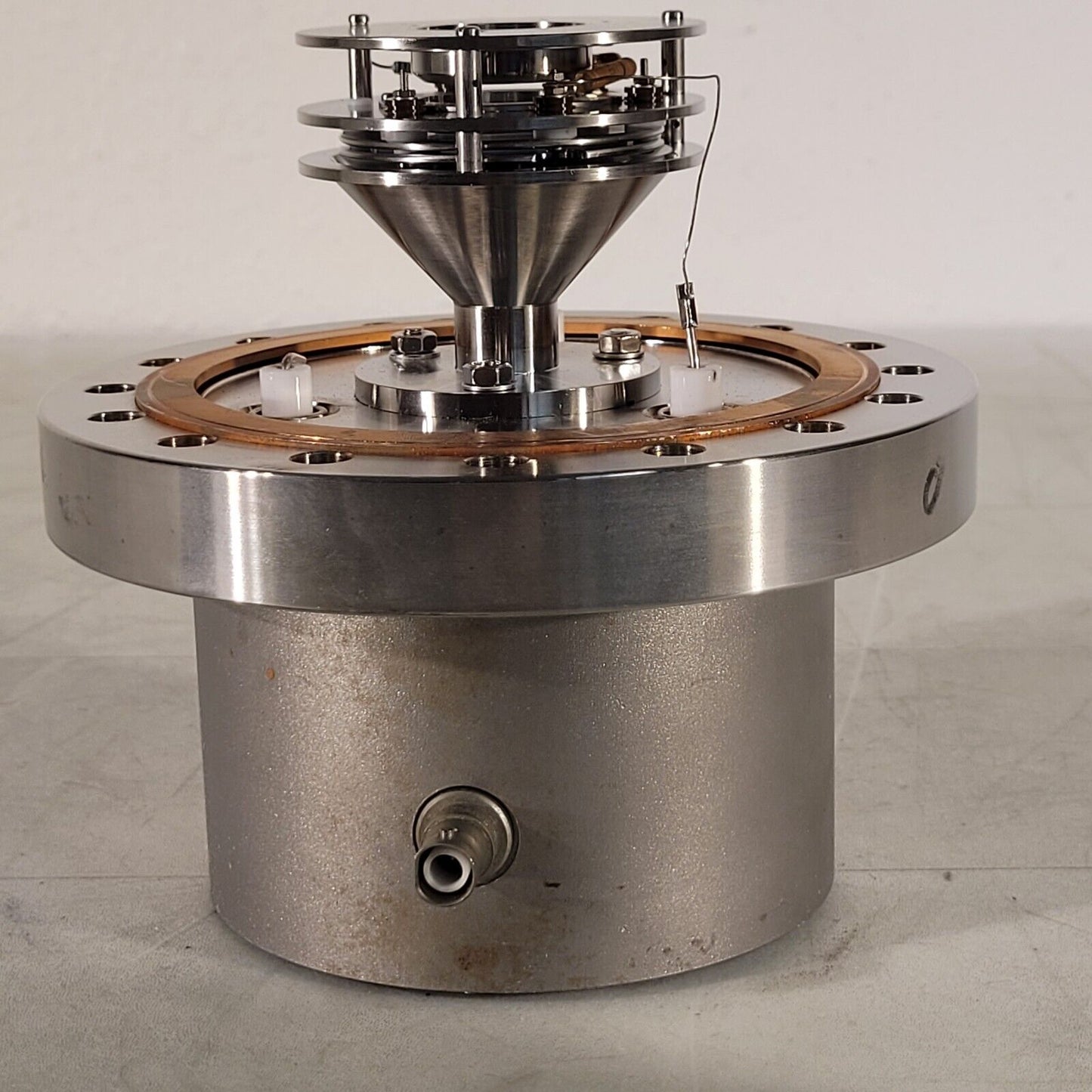 FOR PARTS 6" Conflat Ion Sensor From Micromass Q-TOF-Ultima Mass Spectrometer