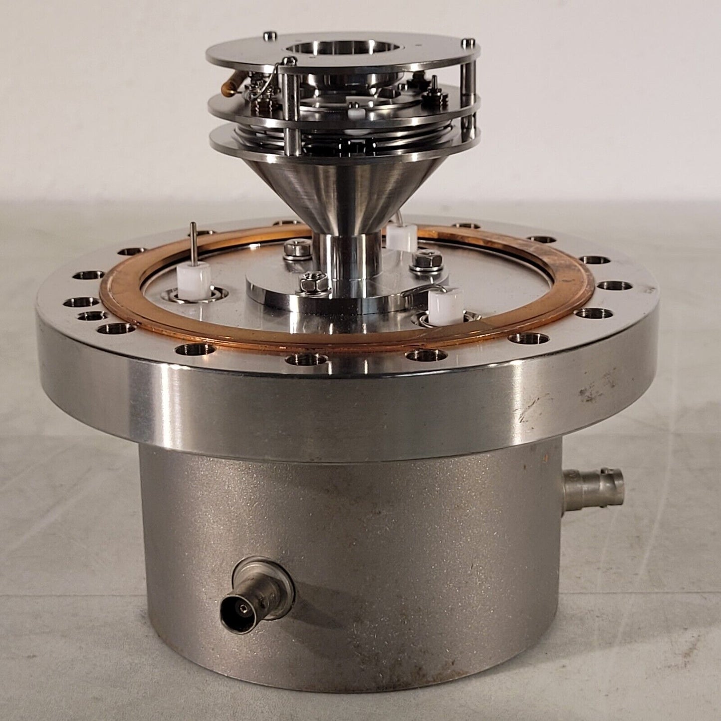 FOR PARTS 6" Conflat Ion Sensor From Micromass Q-TOF-Ultima Mass Spectrometer