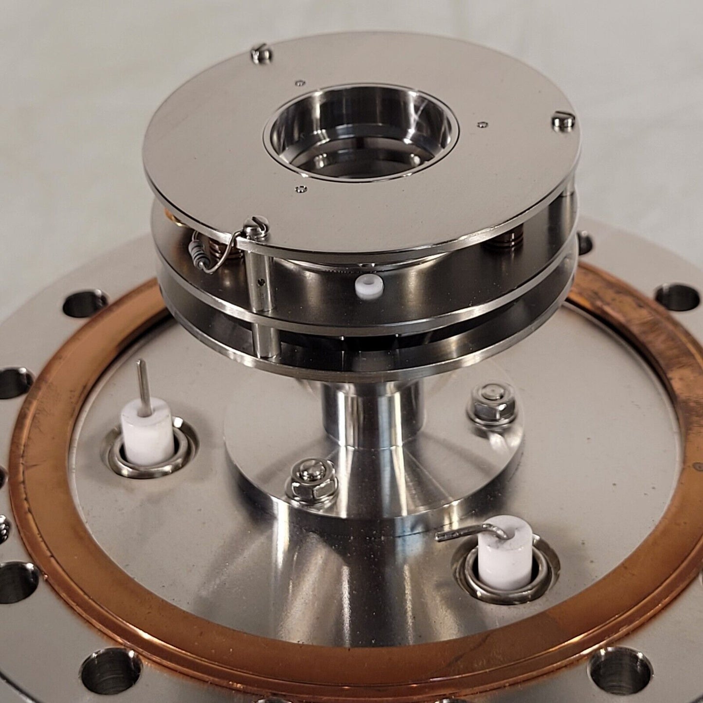 FOR PARTS 6" Conflat Ion Sensor From Micromass Q-TOF-Ultima Mass Spectrometer