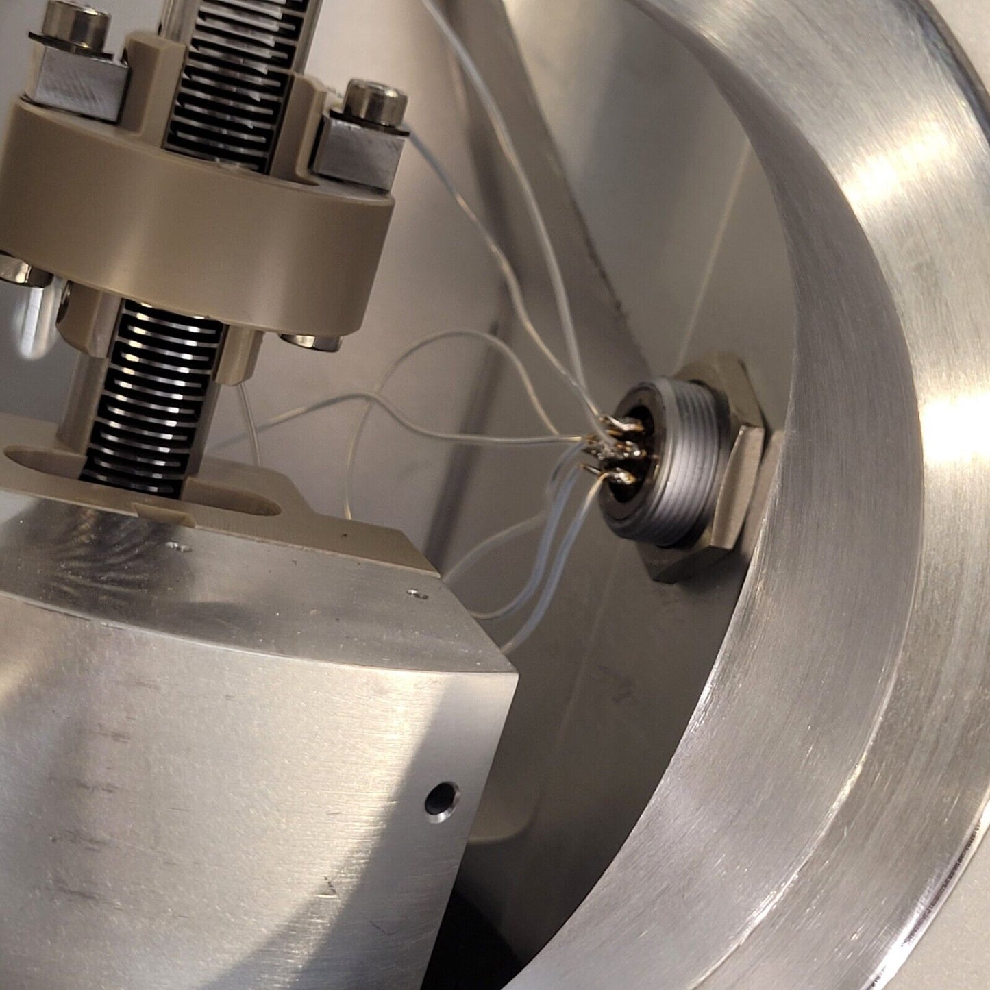 Sample Entry Vacuum Chamber From Micromass Q-TOF-ULTIMA Mass Spectrometer