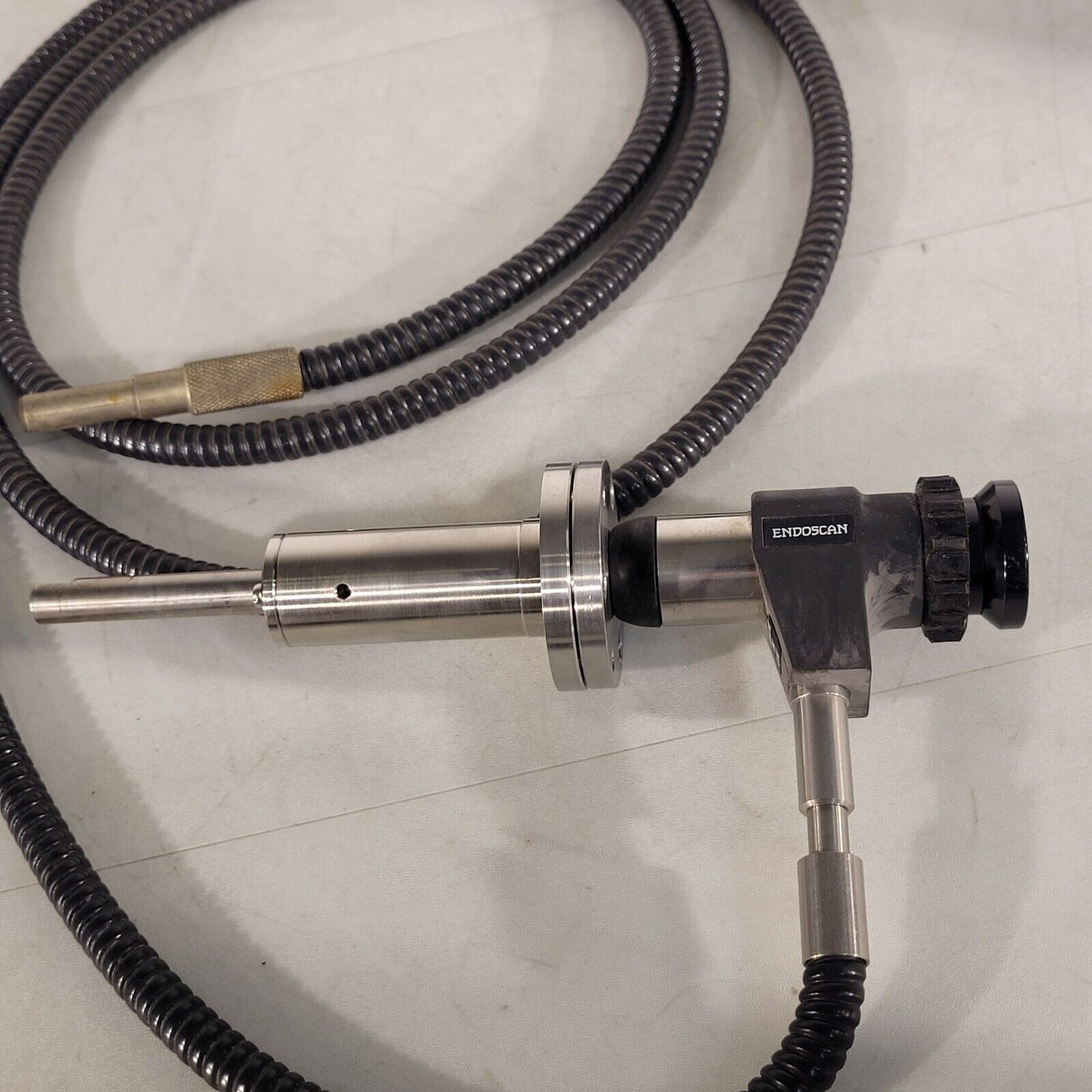 Endoscan Optical Endoscope Rotatable High Vacuum Feedthrough Angled Fiberoptic