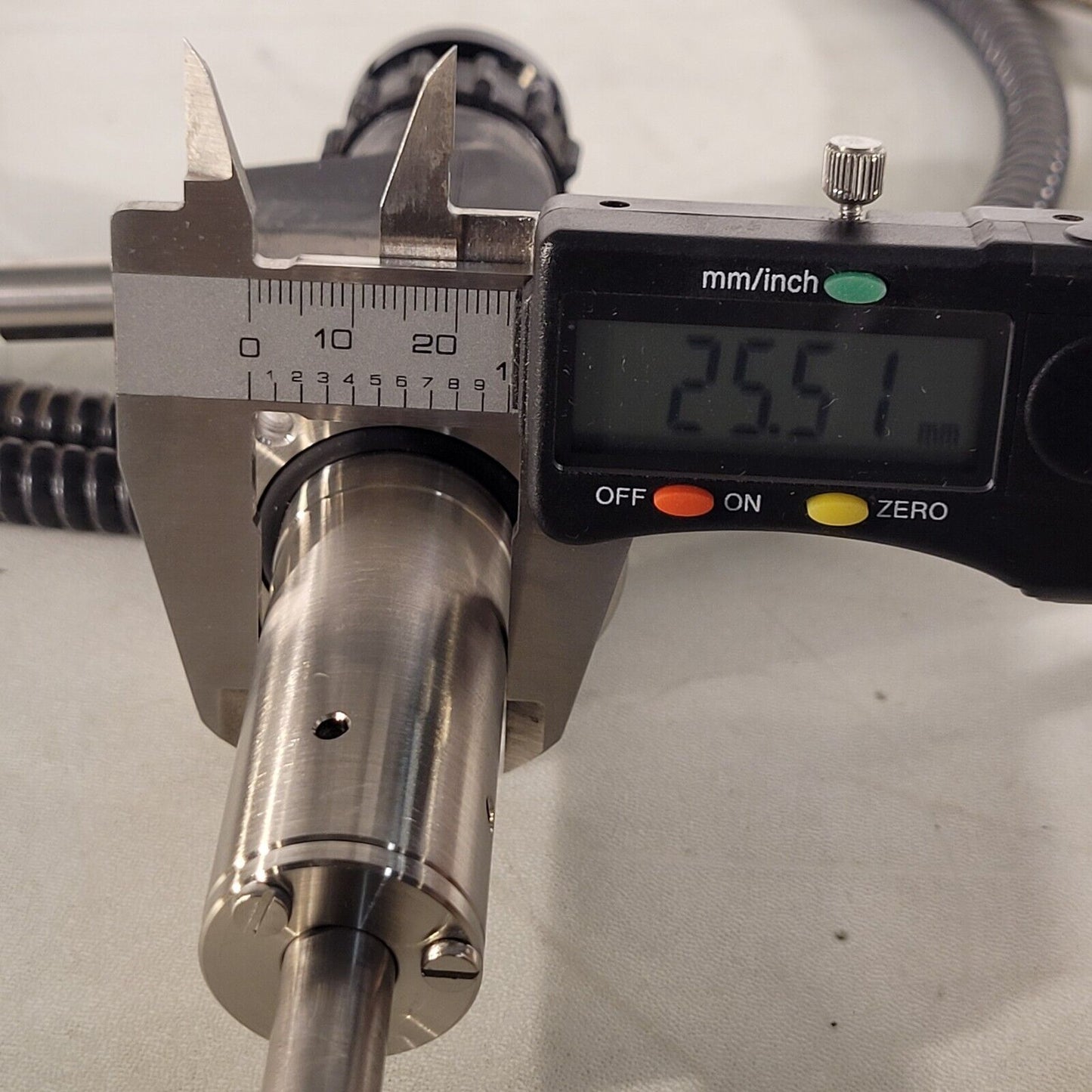 Endoscan Optical Endoscope Rotatable High Vacuum Feedthrough Angled Fiberoptic