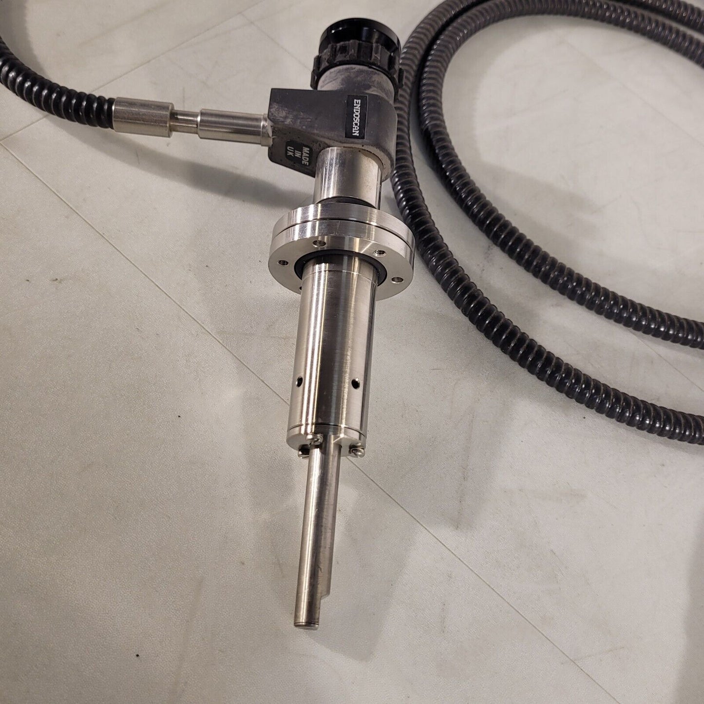 Endoscan Optical Endoscope Rotatable High Vacuum Feedthrough Angled Fiberoptic