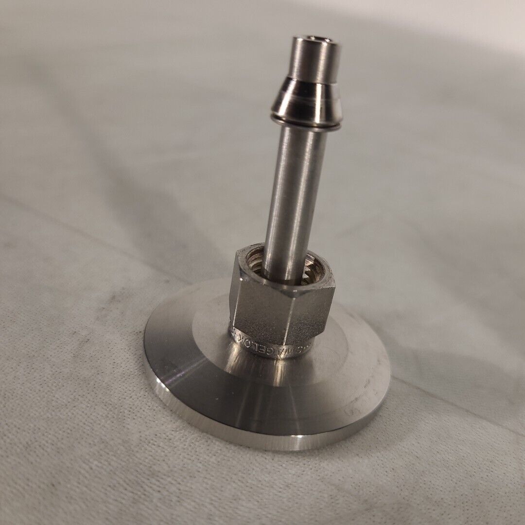 KF25 NW25 Flange To 1/4" Swagelok Adapter High Vacuum Fitting Stainless St QF25