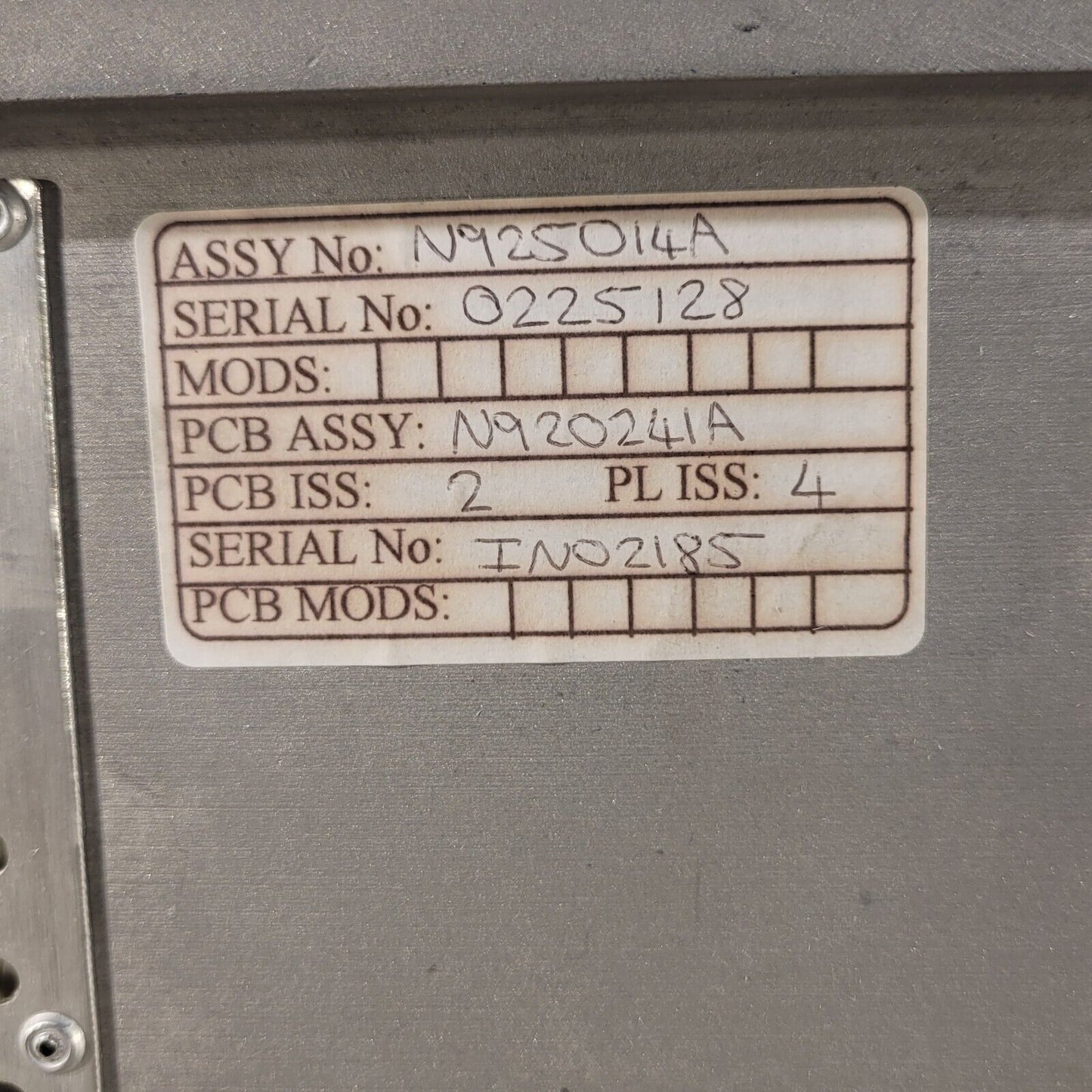 Micromass RF Match Network From Micromass Q-TOF-ULTIMA Mass Spectrometer Plasma
