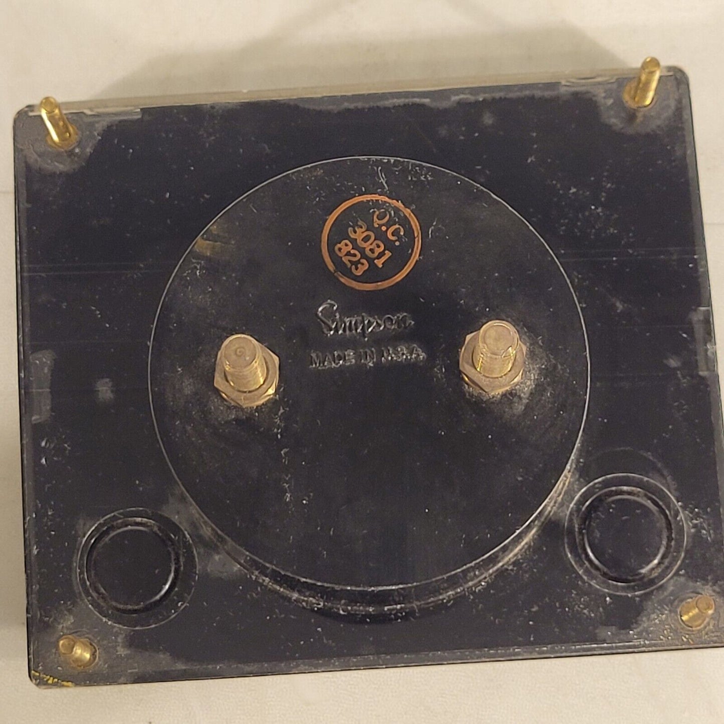 Simpson AC Amperes Analog Panel Meter 0-25 A 25 Amp Current Gauge
