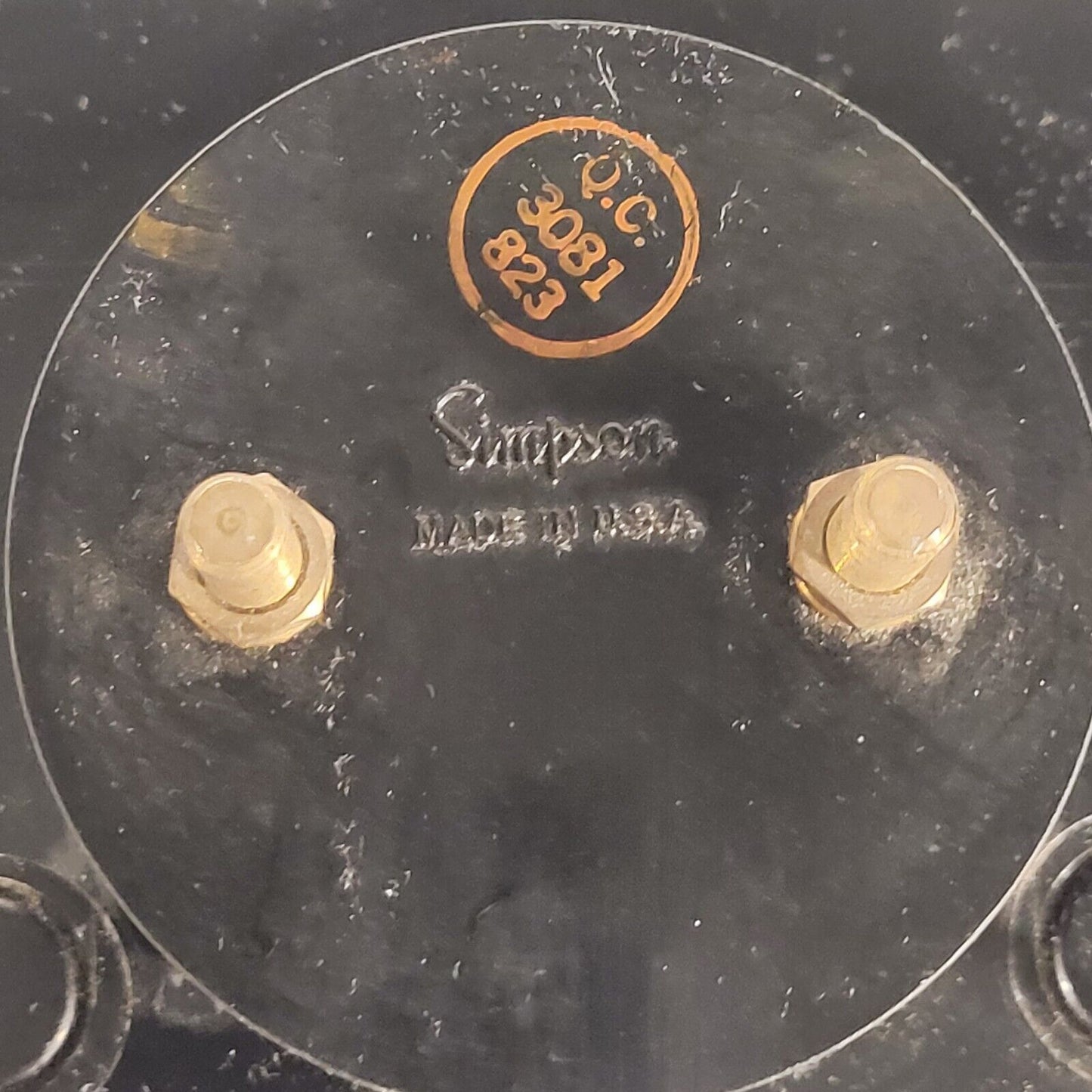 Simpson AC Amperes Analog Panel Meter 0-25 A 25 Amp Current Gauge