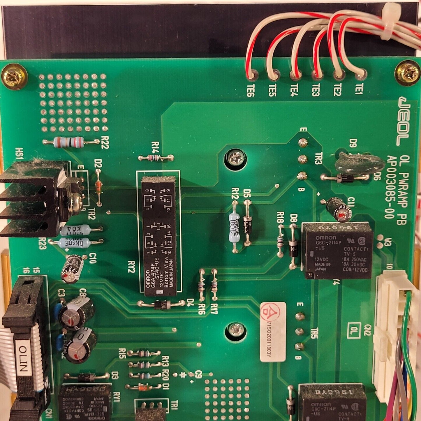 Jeol CL/ACL PA PB AP003084-00, OL PWRAM PB AP0030850 Power Supply Control Module