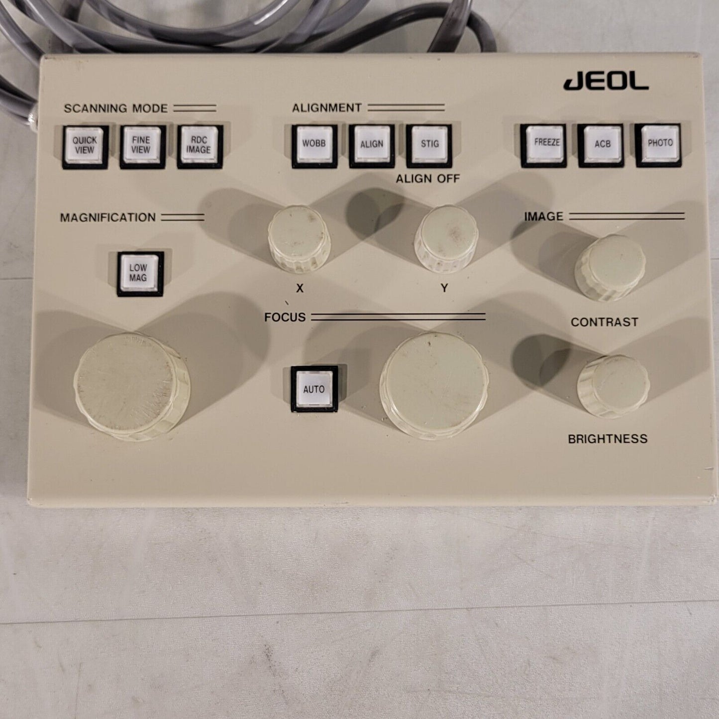 Jeol Control Panel User Input Board From Jeol SM67010BU Electron Microscope
