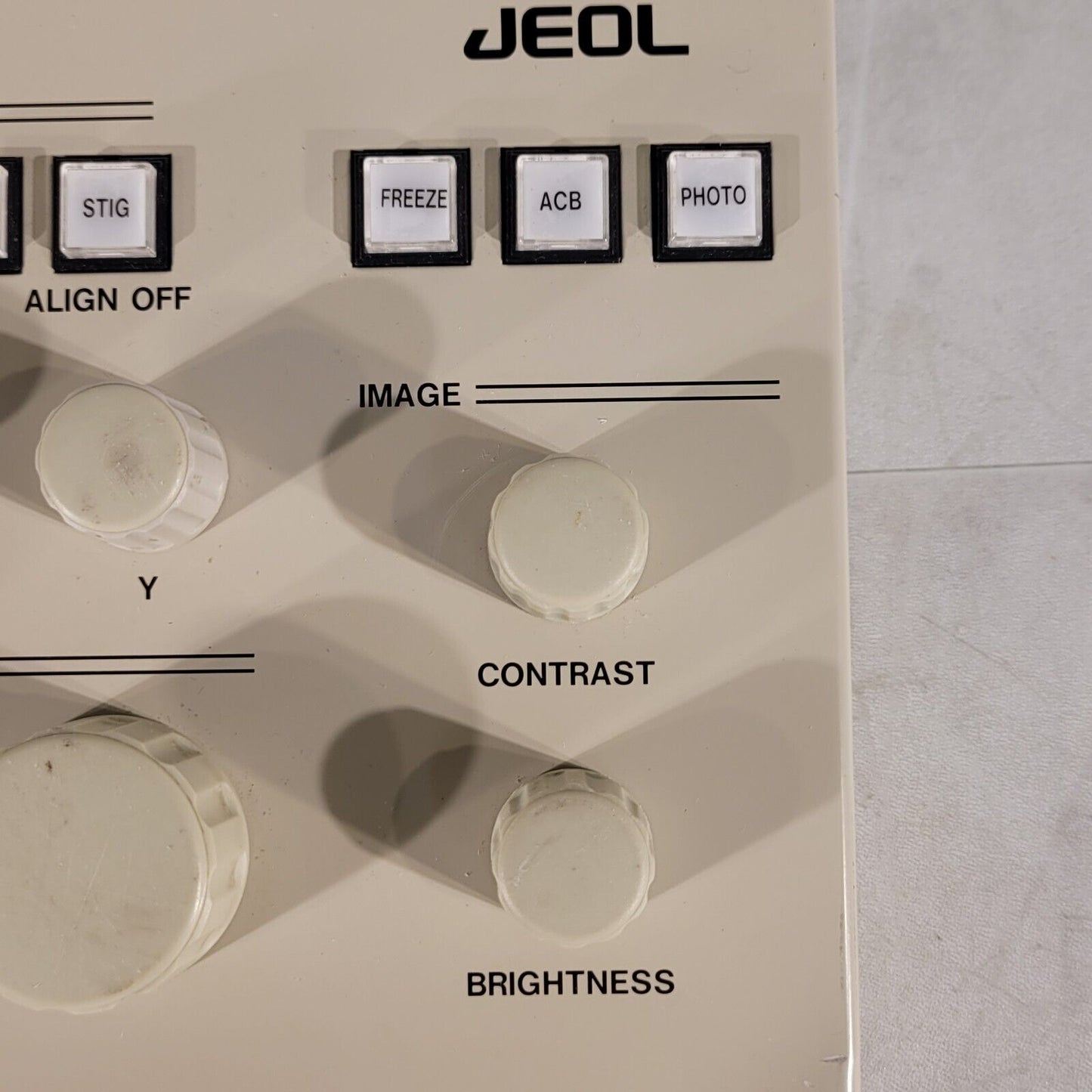 Jeol Control Panel User Input Board From Jeol SM67010BU Electron Microscope