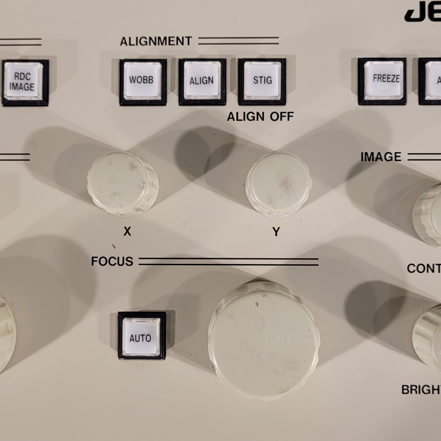 Jeol Control Panel User Input Board From Jeol SM67010BU Electron Microscope