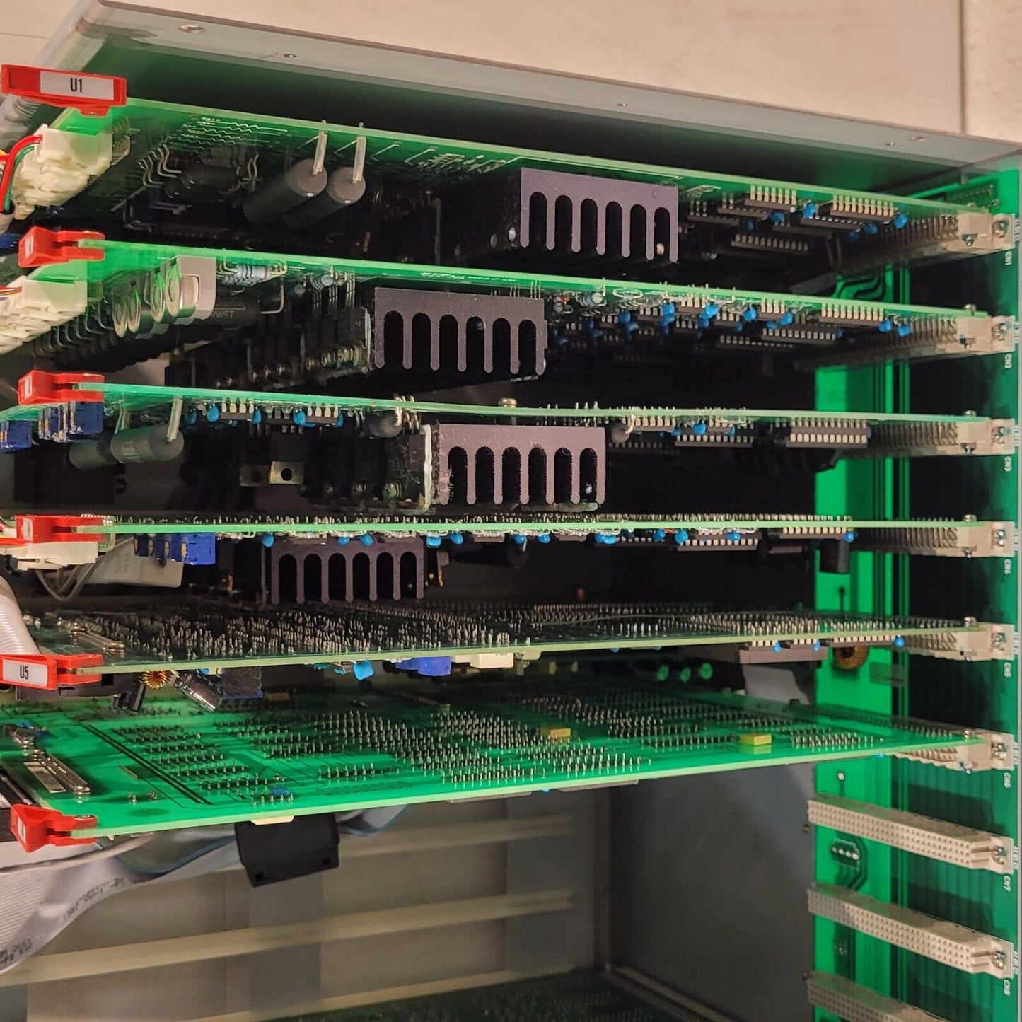 Jeol Back Plane CPU Assembly From Jeol SM67010BU Electron Microscope Control