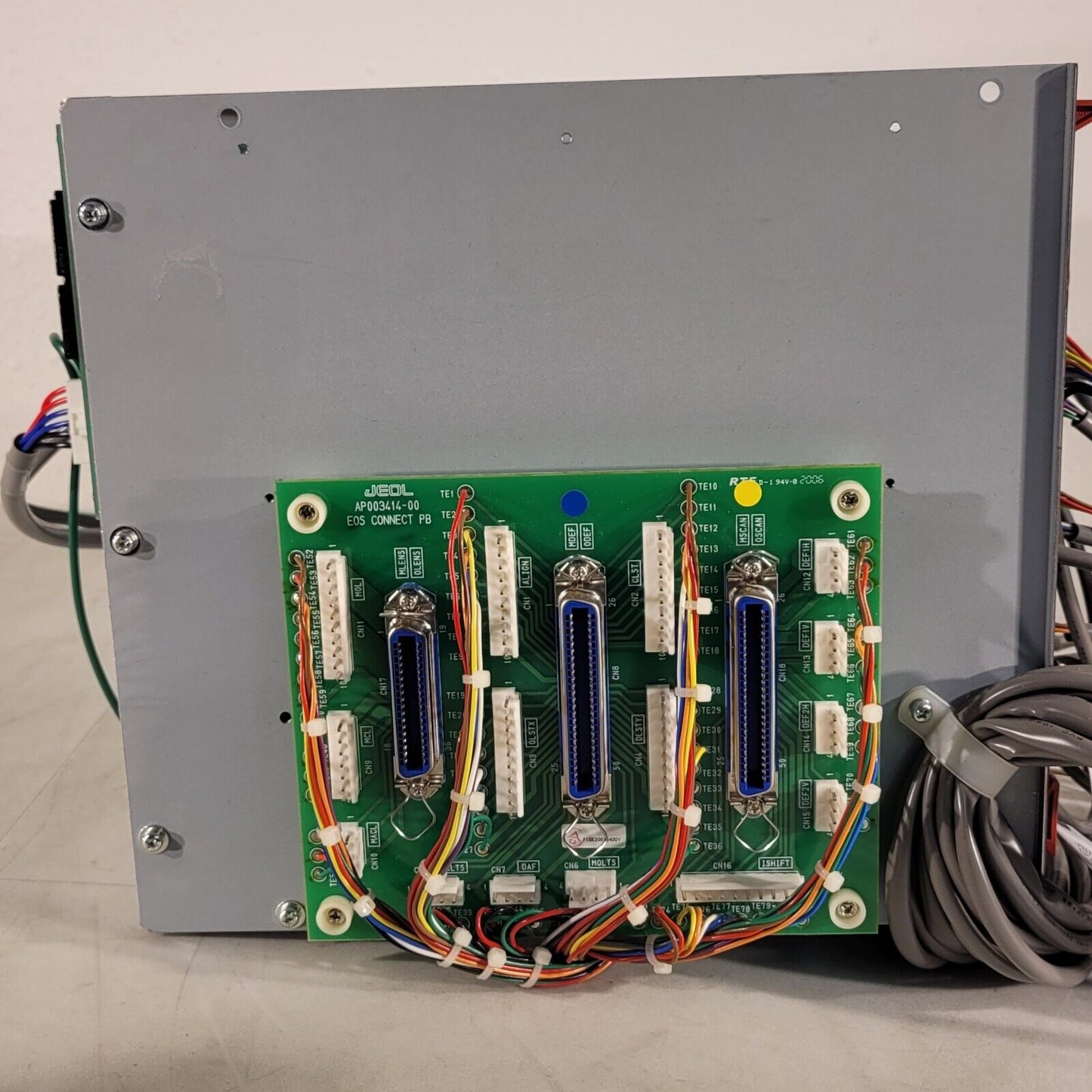 Jeol Back Plane CPU Assembly From Jeol SM67010BU Electron Microscope Control