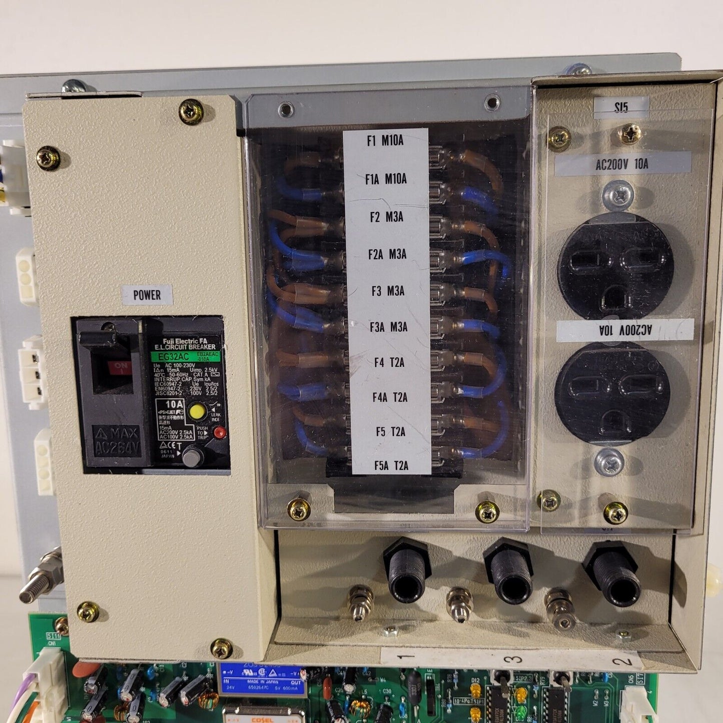 Jeol Power Supply Breaker Box SIP BAKE PB AP003940-00 From Jeol SM67010BU