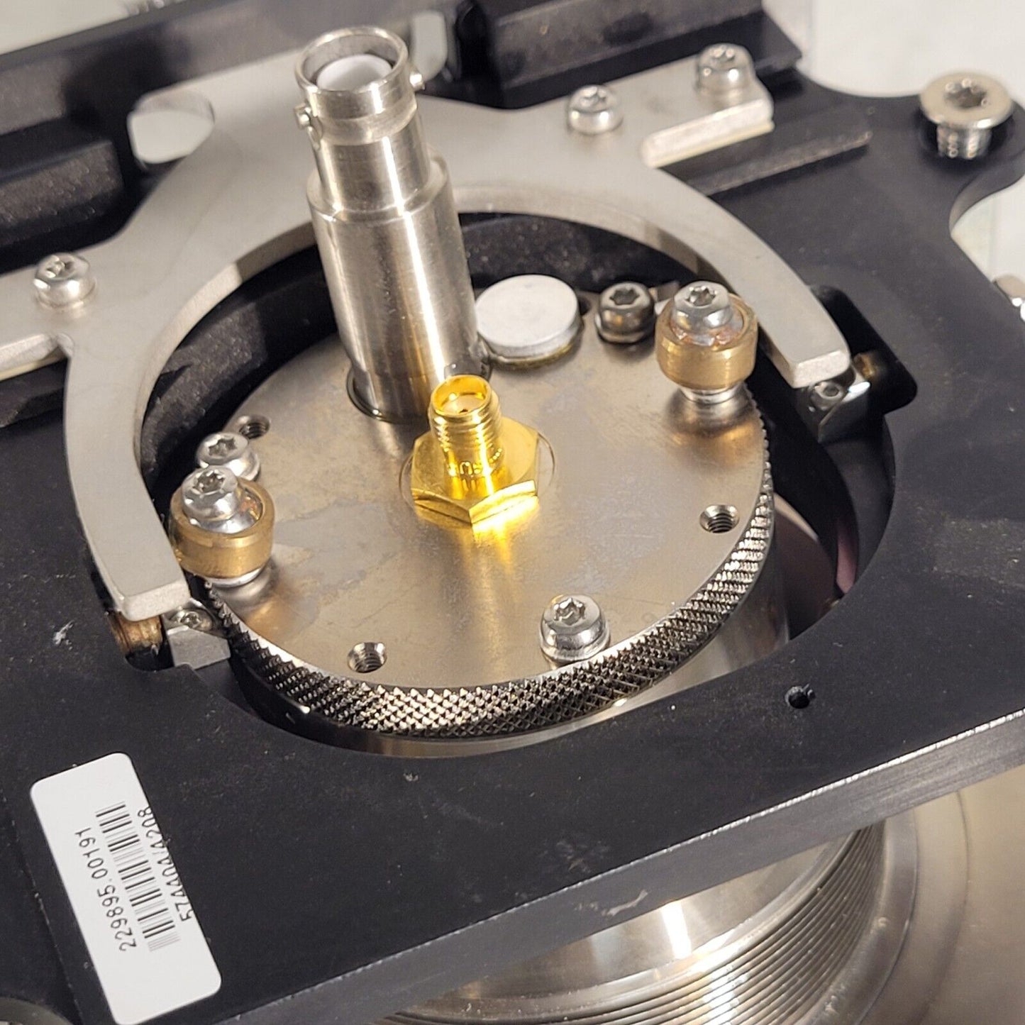 Bruker Silicon Ion Detector 6" Vacuum Flange Adjustable Bellows 229895.00191