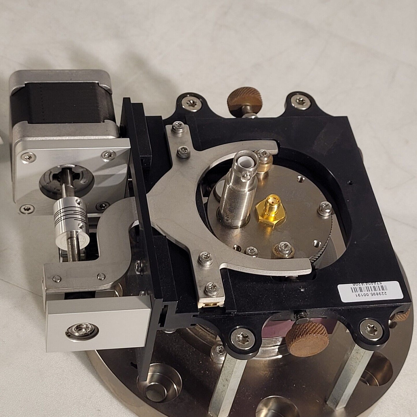 Bruker Silicon Ion Detector 6" Vacuum Flange Adjustable Bellows 229895.00191