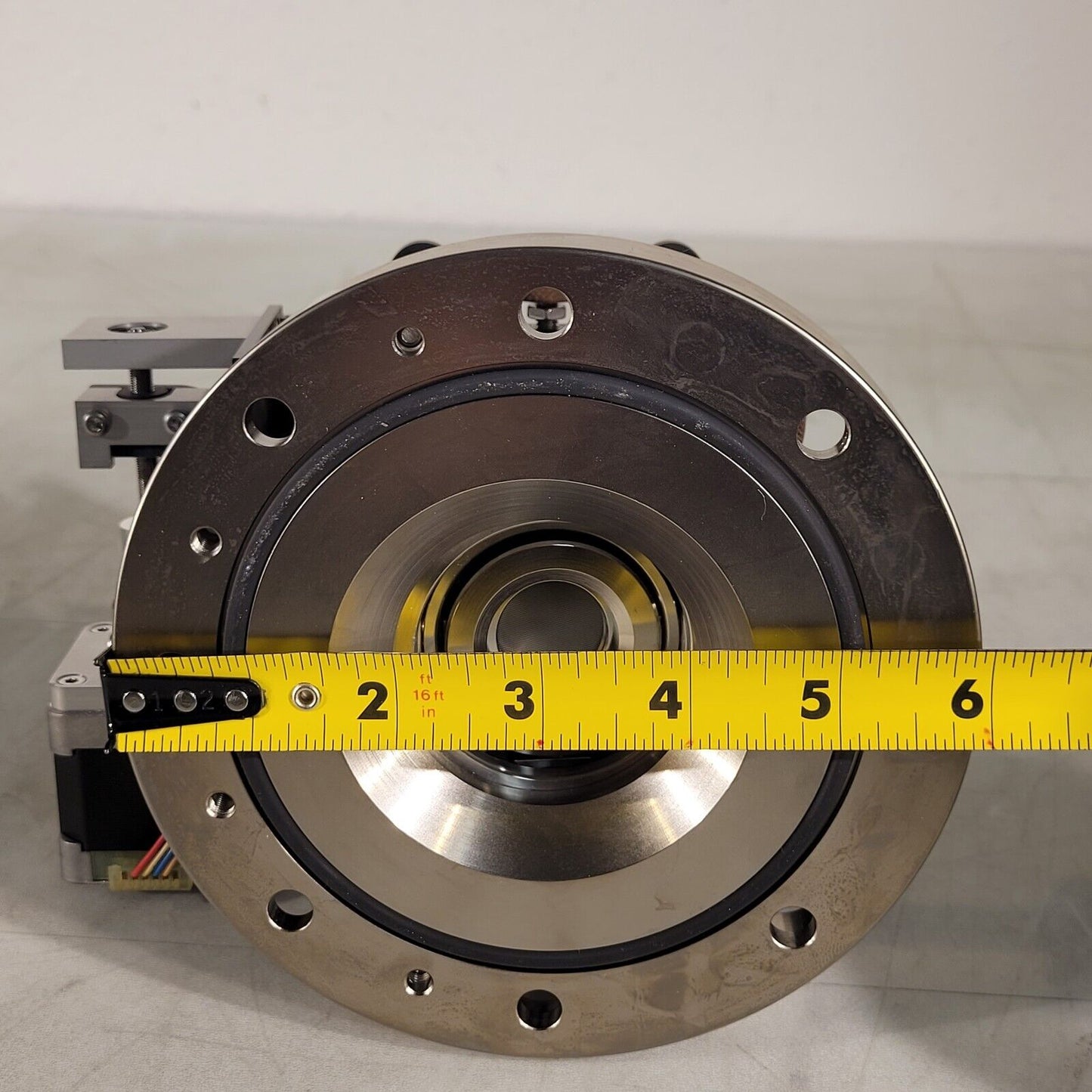 Bruker Silicon Ion Detector 6" Vacuum Flange Adjustable Bellows 229895.00191