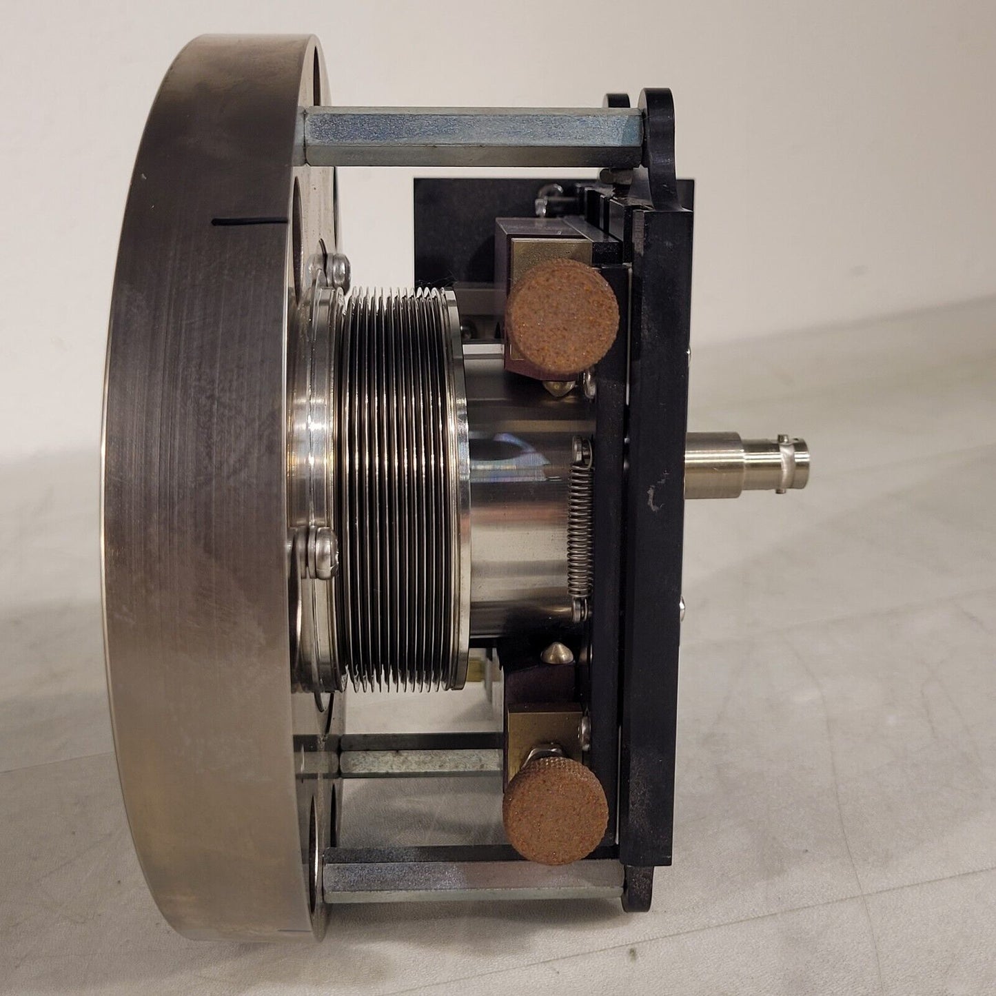 Bruker Silicon Ion Detector 6" Vacuum Flange Adjustable Bellows 229895.00191