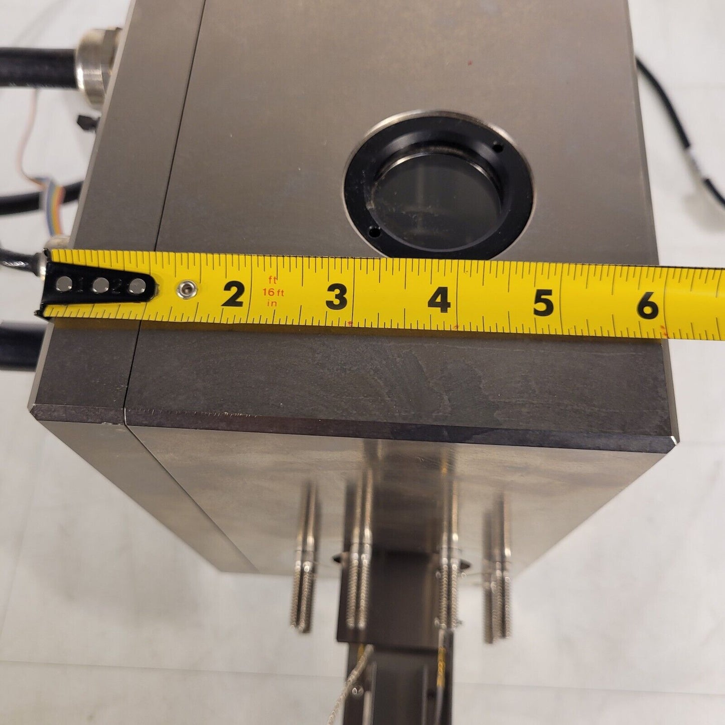Bruker 247851.00047 High Vacuum Chamber 4.5" CF DN63CF Flanges 3x Viewports