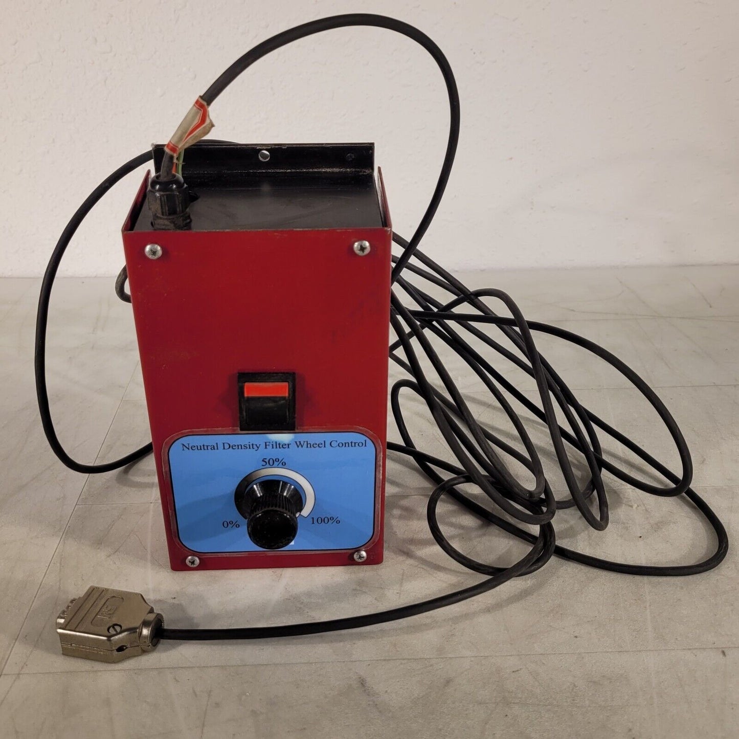 Neutral Density Filter Wheel Control Box Gradient Optical Attenuation