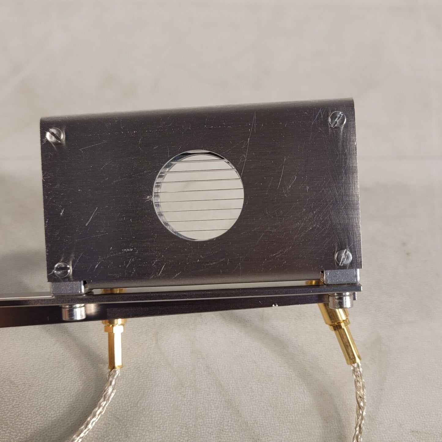 Ion Guide Detector Charged Plates 2x BNC Connectors From Bruker Ultraflex II
