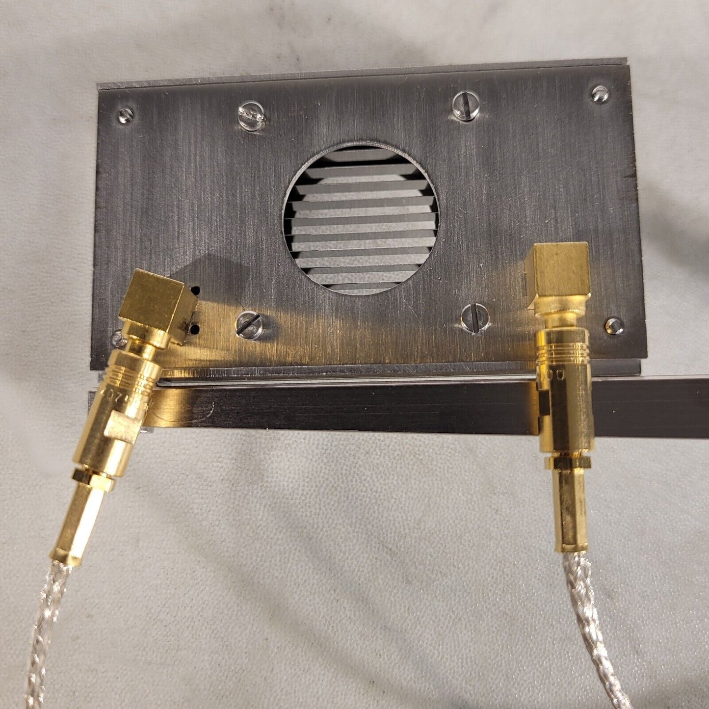 Ion Guide Detector Charged Plates 2x BNC Connectors From Bruker Ultraflex II