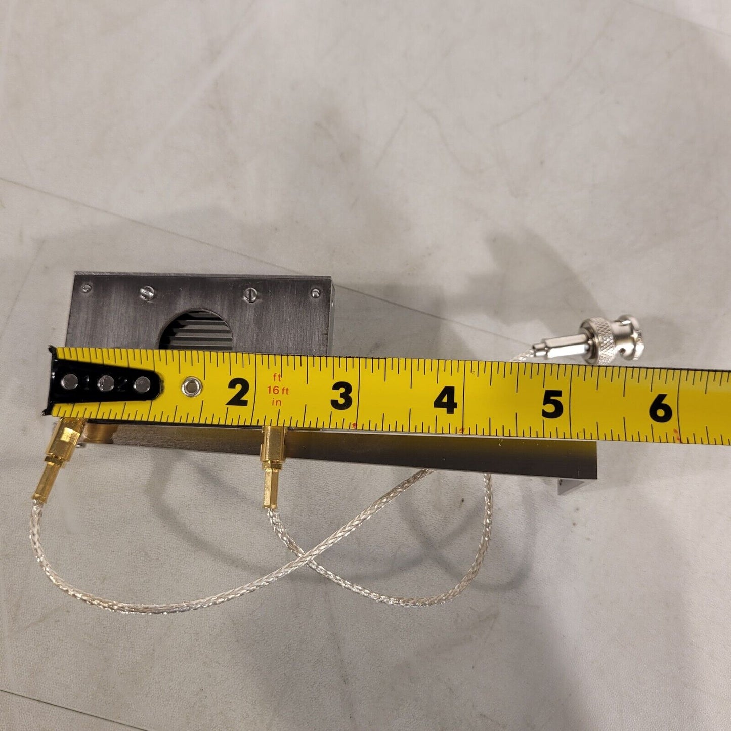 Ion Guide Detector Charged Plates 2x BNC Connectors From Bruker Ultraflex II