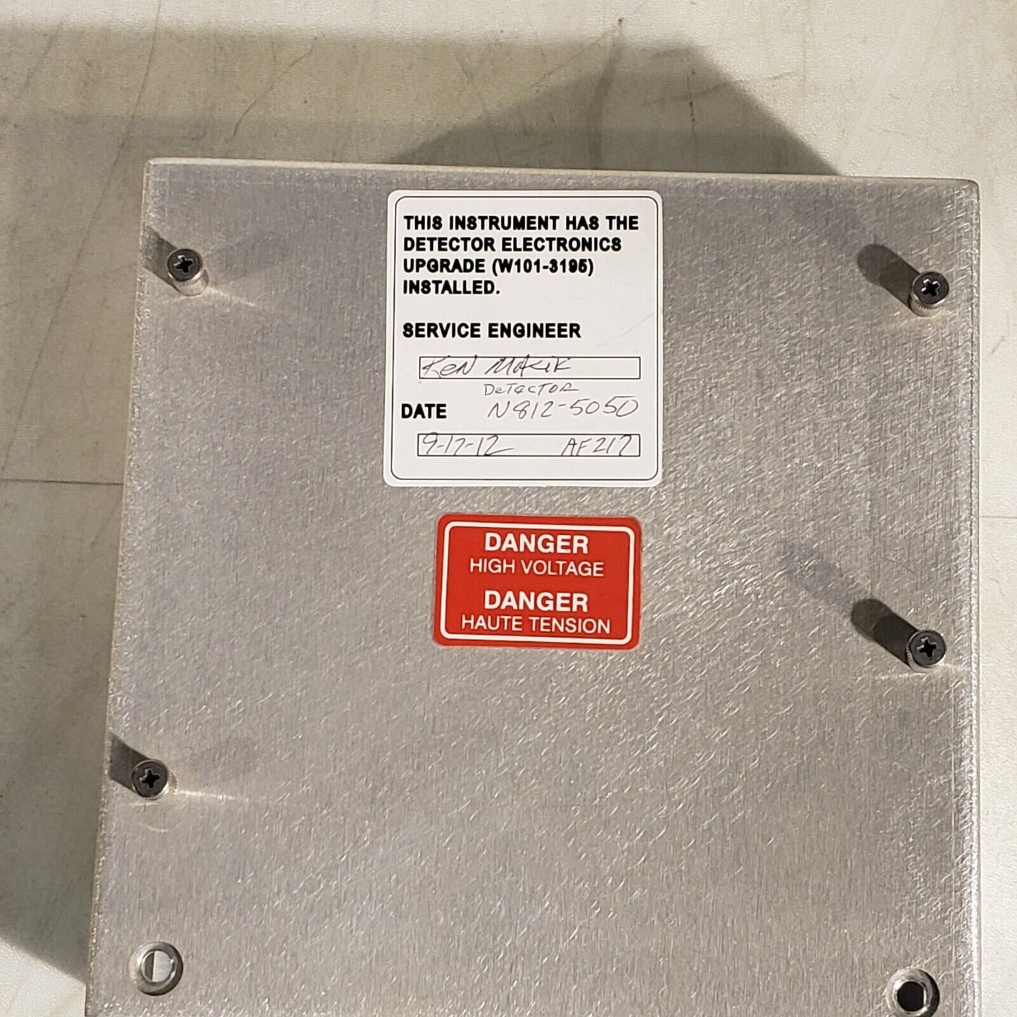 Perkin Elmer 027873 A EMP Upgraded Detector Elctrcs Elan 9000 Mass Spectrometer