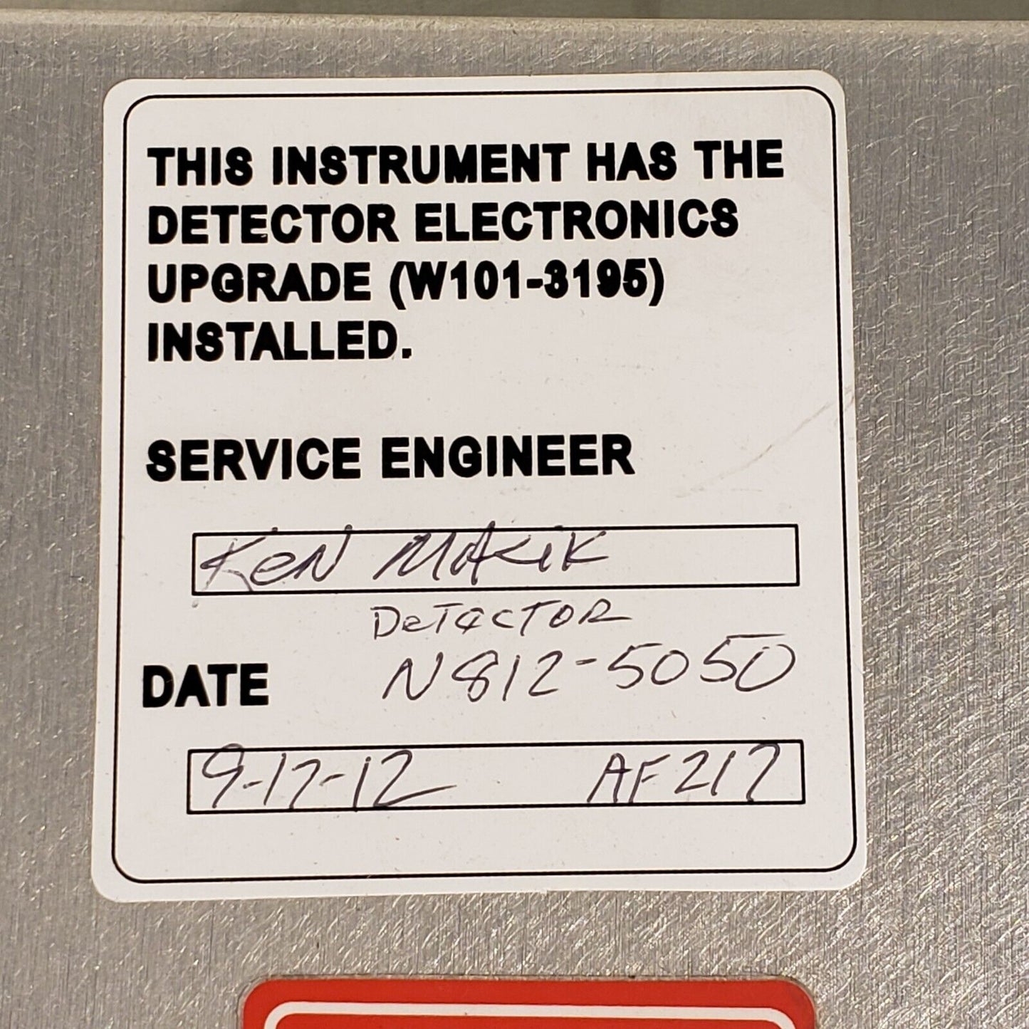 Perkin Elmer 027873 A EMP Upgraded Detector Elctrcs Elan 9000 Mass Spectrometer