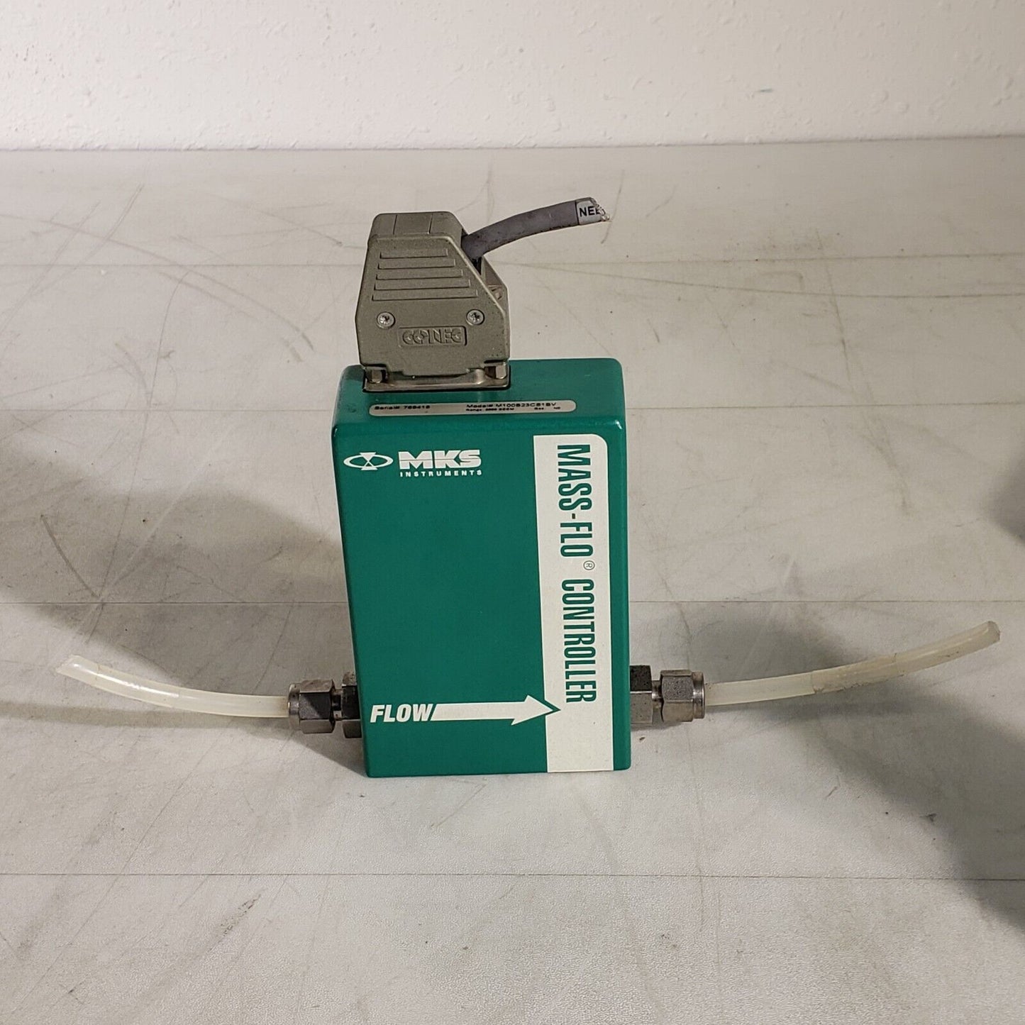 MKS M100B23CS1BV 2000 SCCM N2 Mass-Flo Controller From Elan 9000 ICP Mass Spec